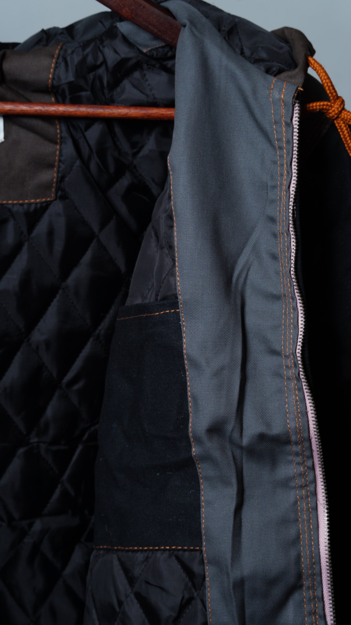 Workwear Colorblock Hooded Jacket Size S