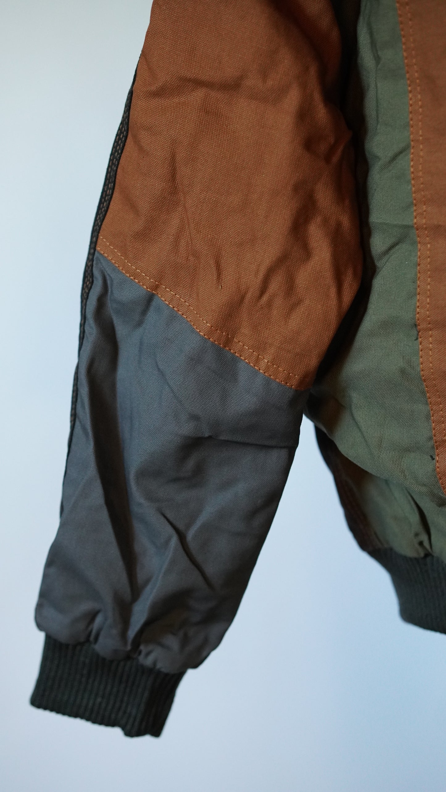 Workwear Colorblock Hooded Jacket Size S