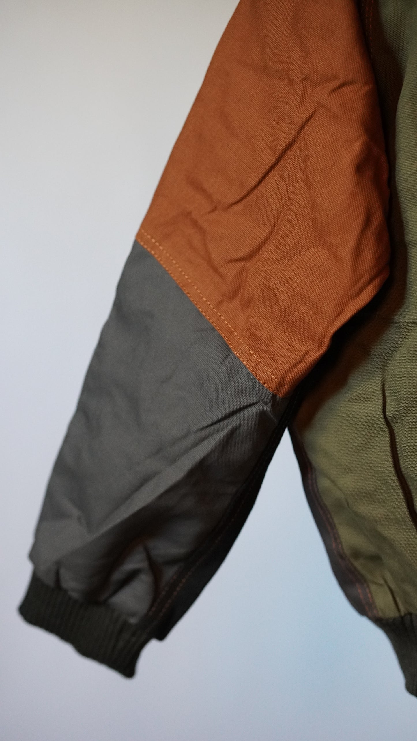 Workwear Colorblock Hooded Jacket Size S