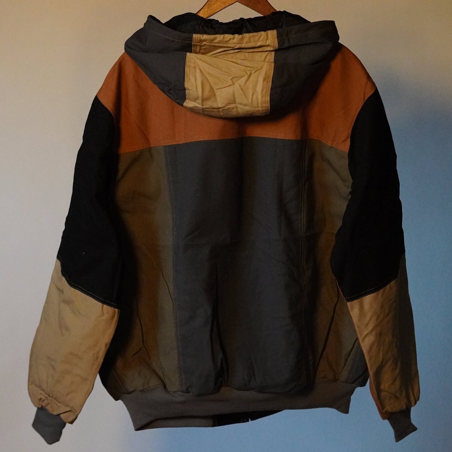 Workwear Colorblock Hooded Jacket Size 2XL