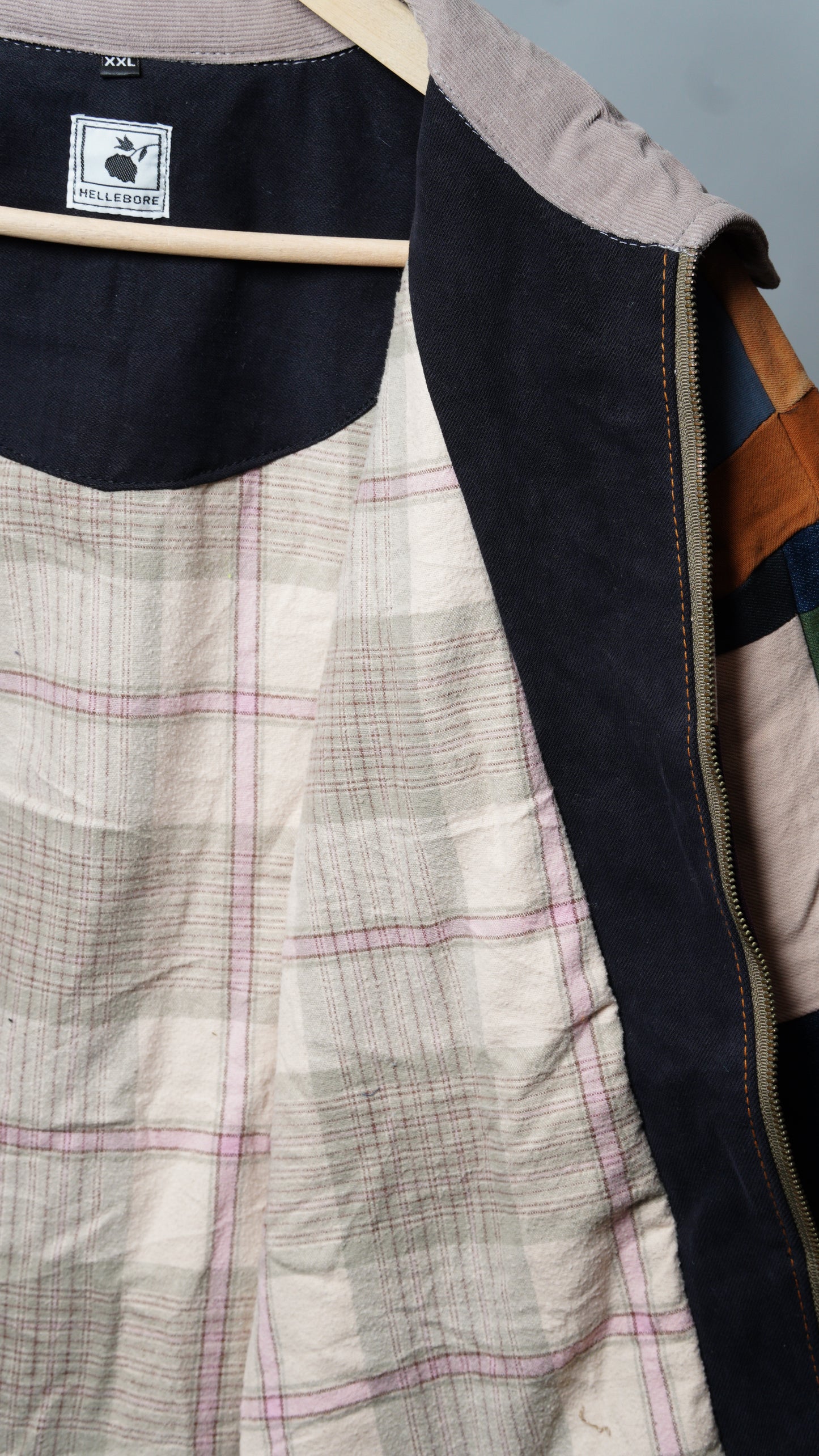 Upcycled Patchwork Jacket Size XXL