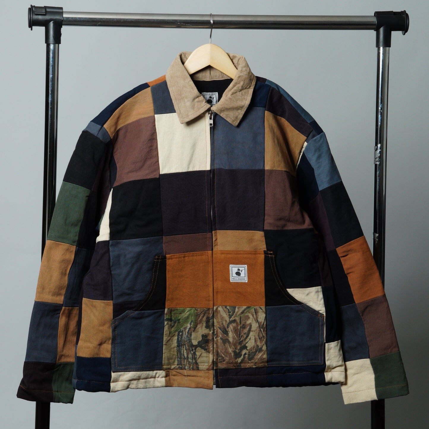 Upcycled Patchwork Jacket Size M
