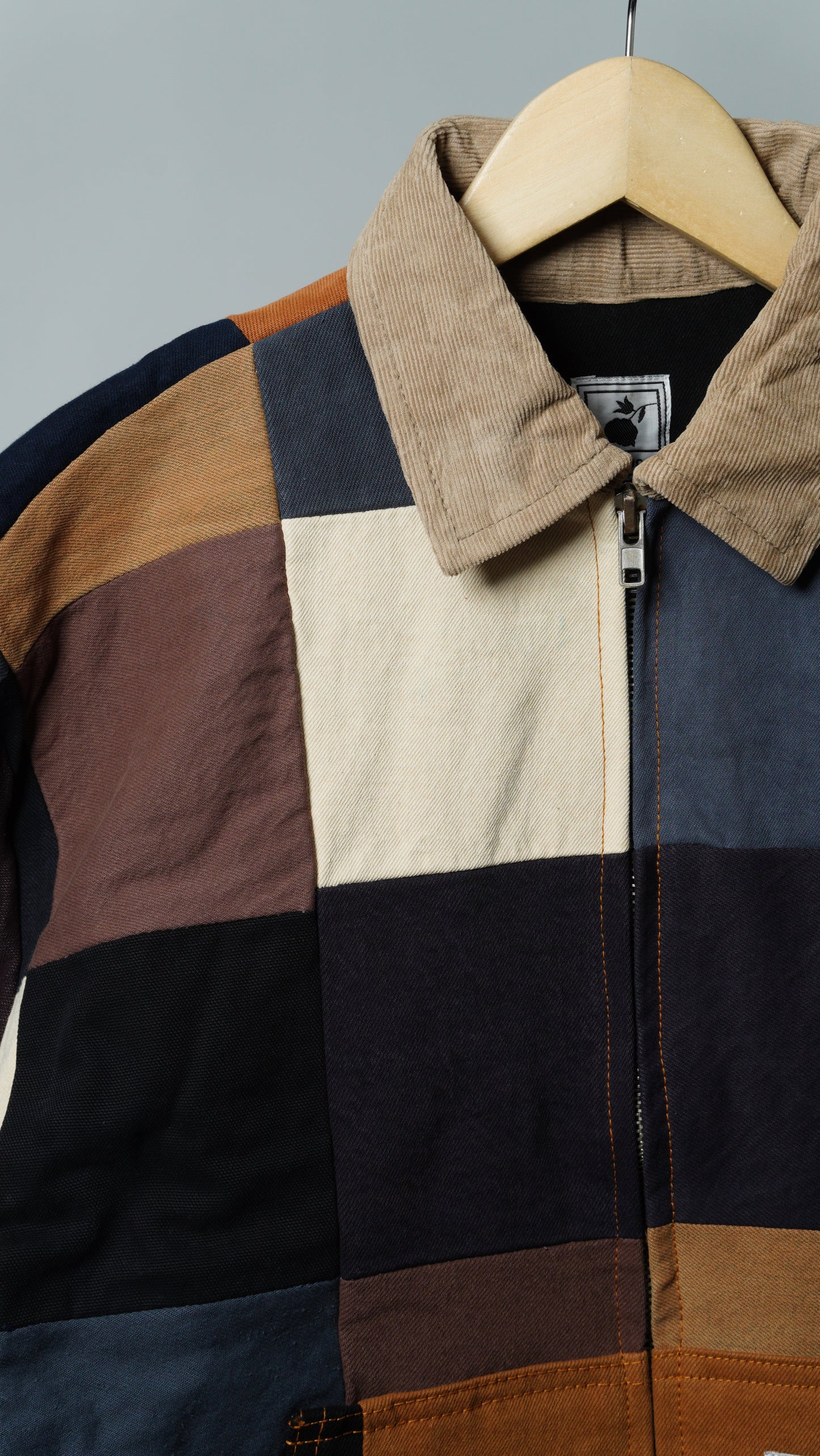 Upcycled Patchwork Jacket Size M