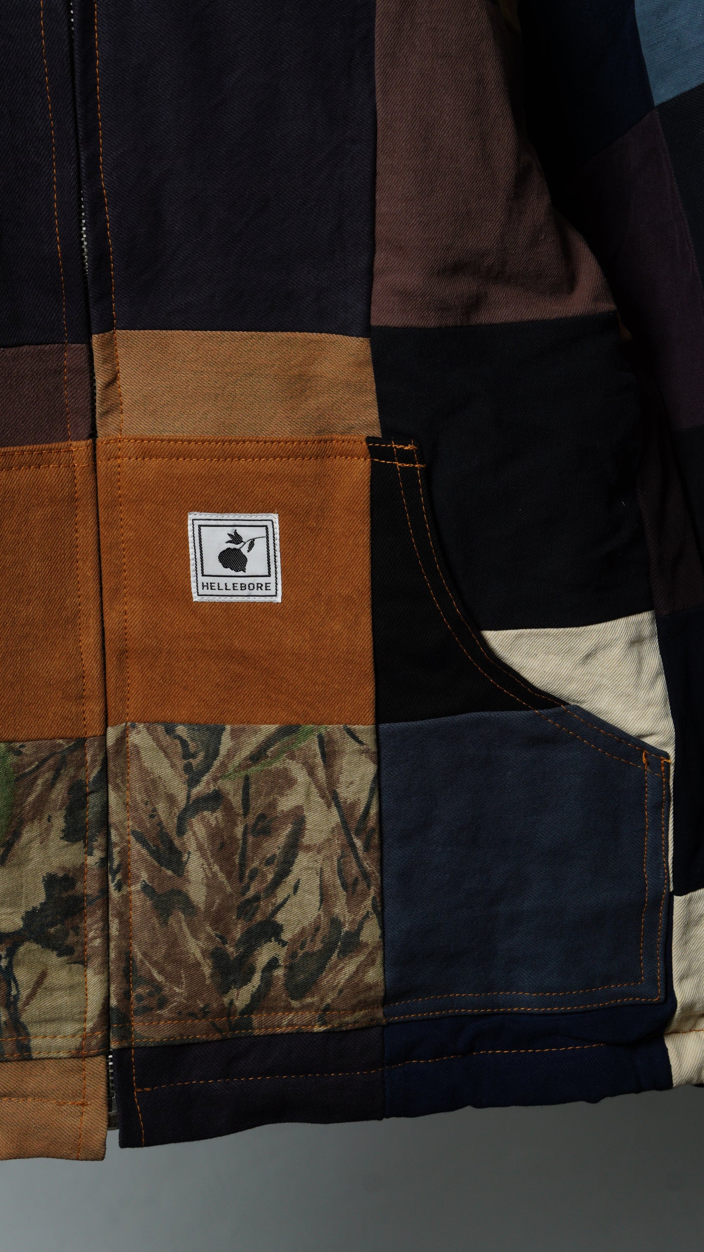 Upcycled Patchwork Jacket Size M