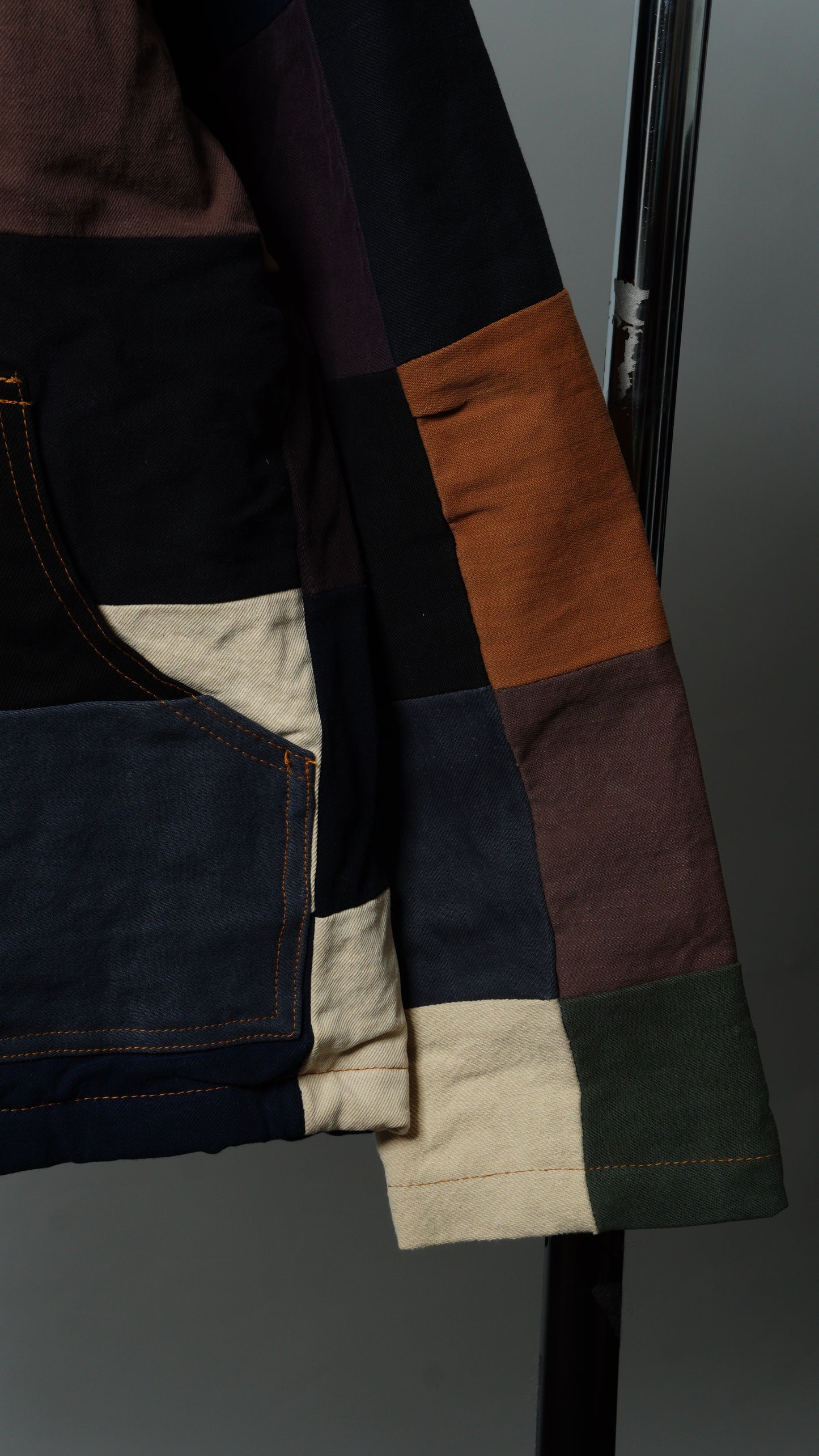 Upcycled Patchwork Jacket Size M