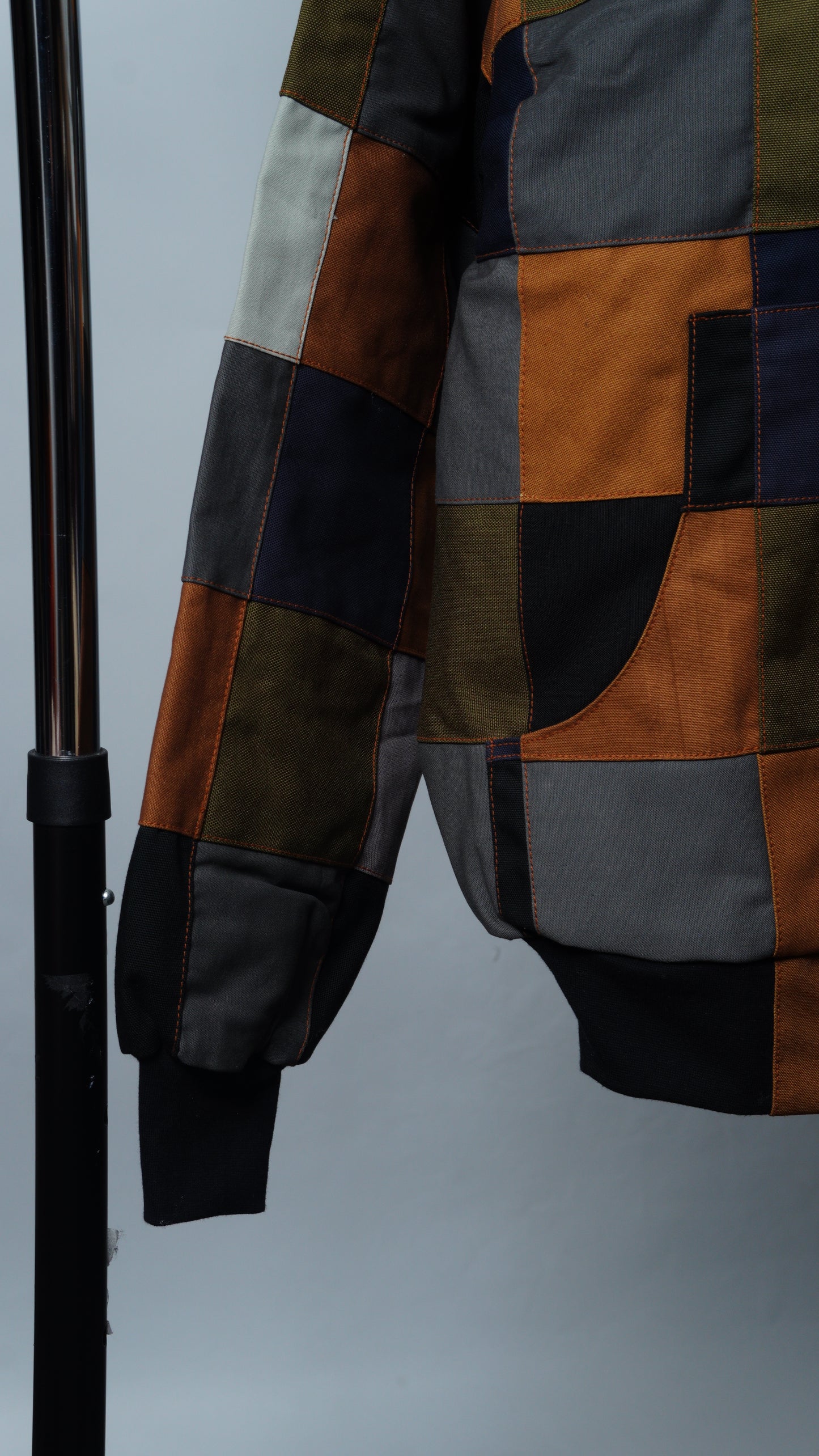 Checkered Patchwork Jacket Size M