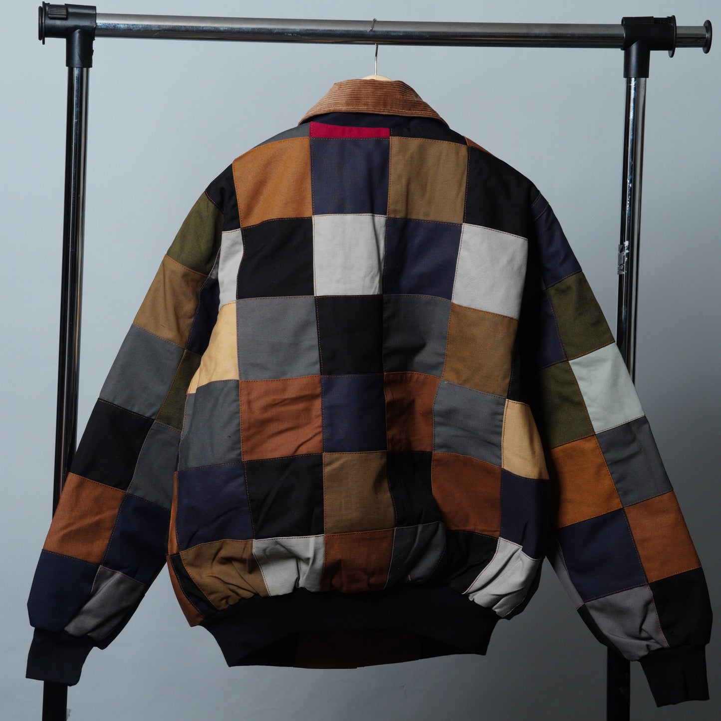 Checkered Patchwork Jacket Size M