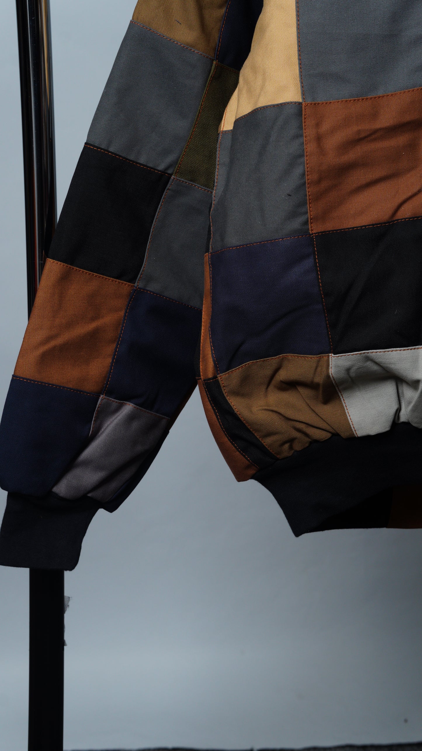 Checkered Patchwork Jacket Size M