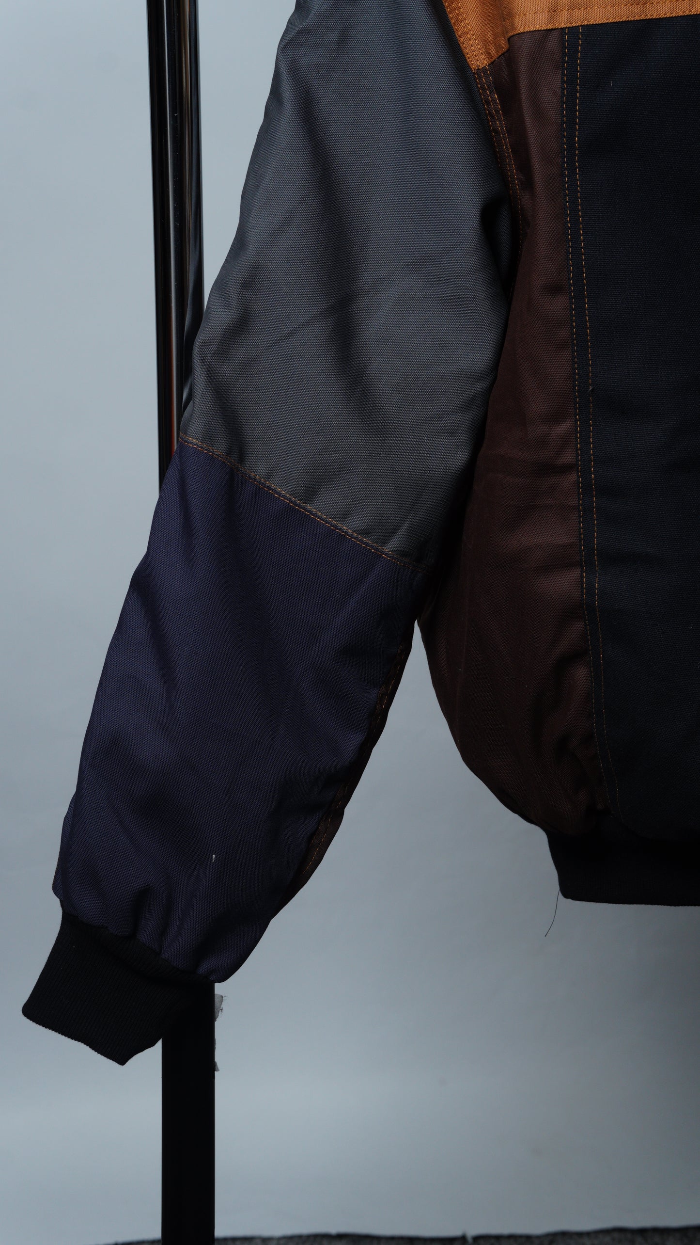 Workwear Colorblock Hooded Jacket Size L