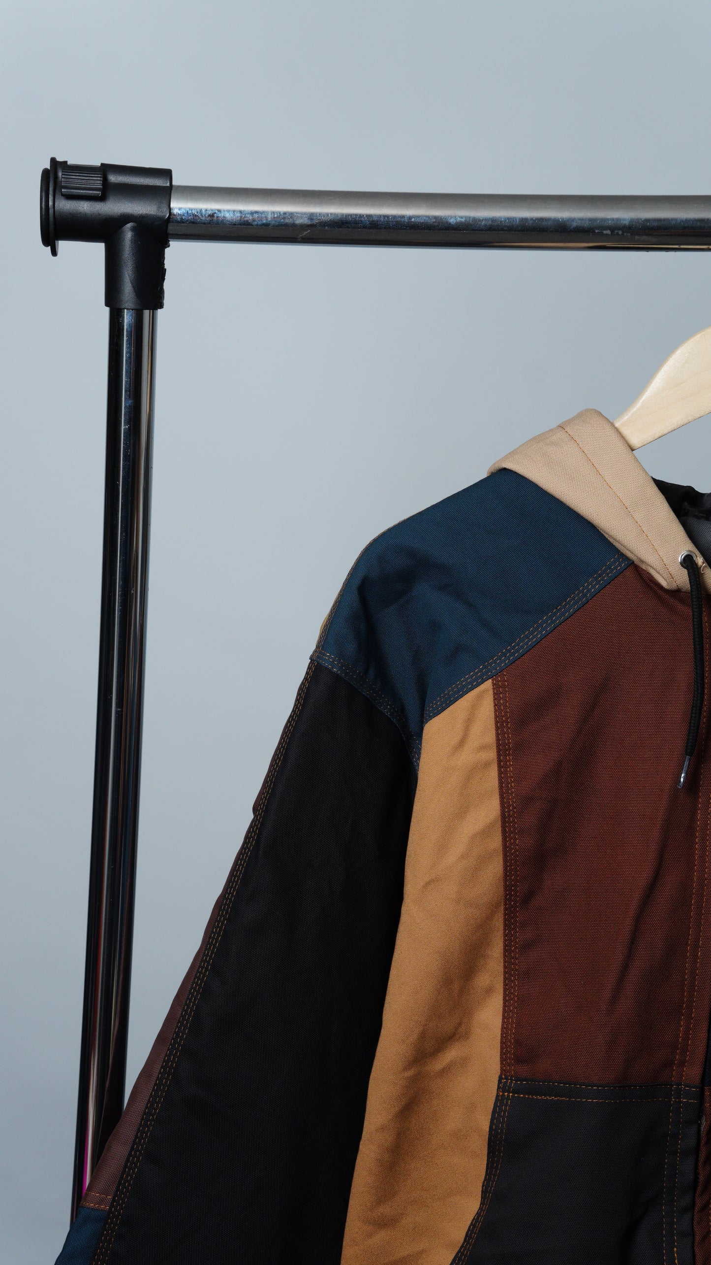 Workwear Colorblock Hooded Jacket Size 2XL