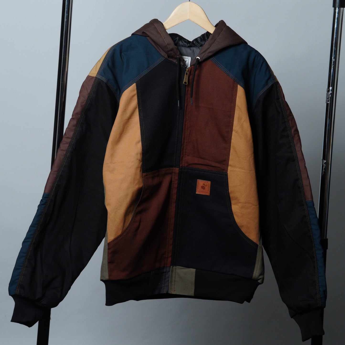 Workwear Colorblock Hooded Jacket Size 2XL