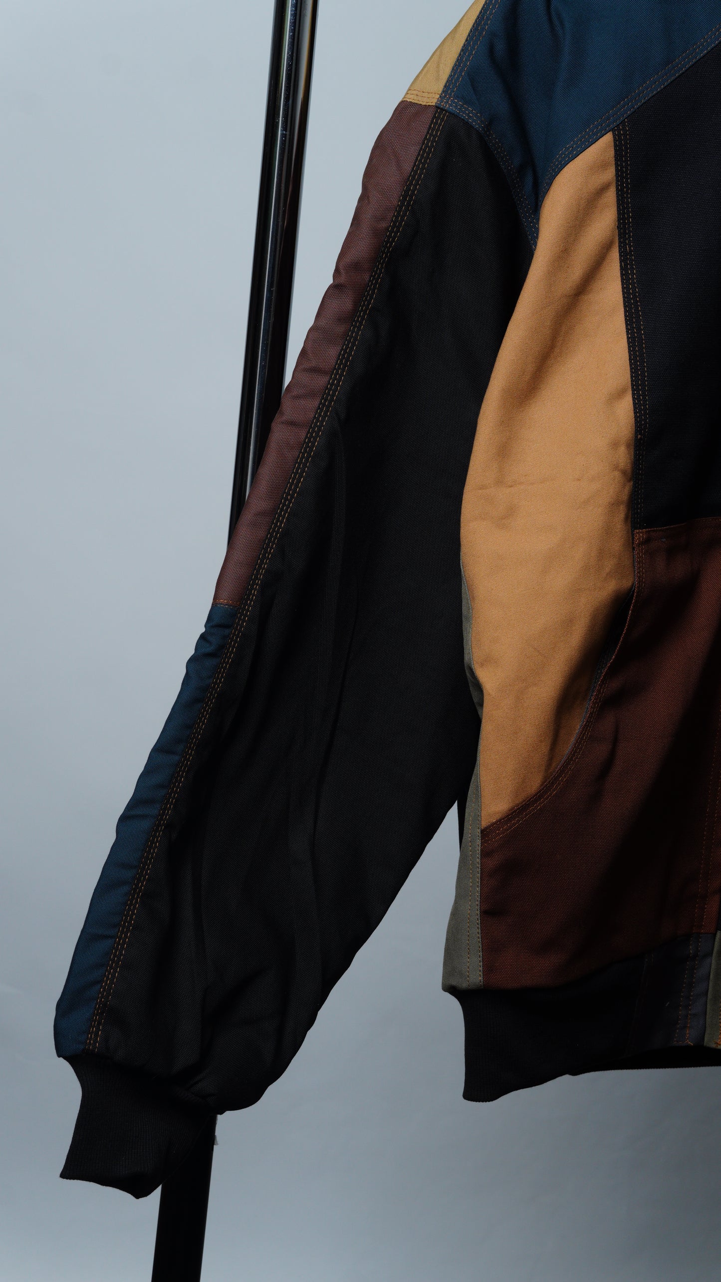 Workwear Colorblock Hooded Jacket Size 2XL