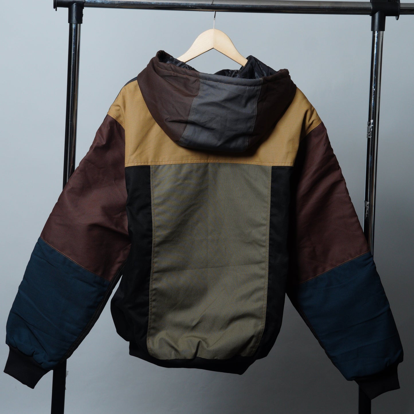 Workwear Colorblock Hooded Jacket Size 2XL