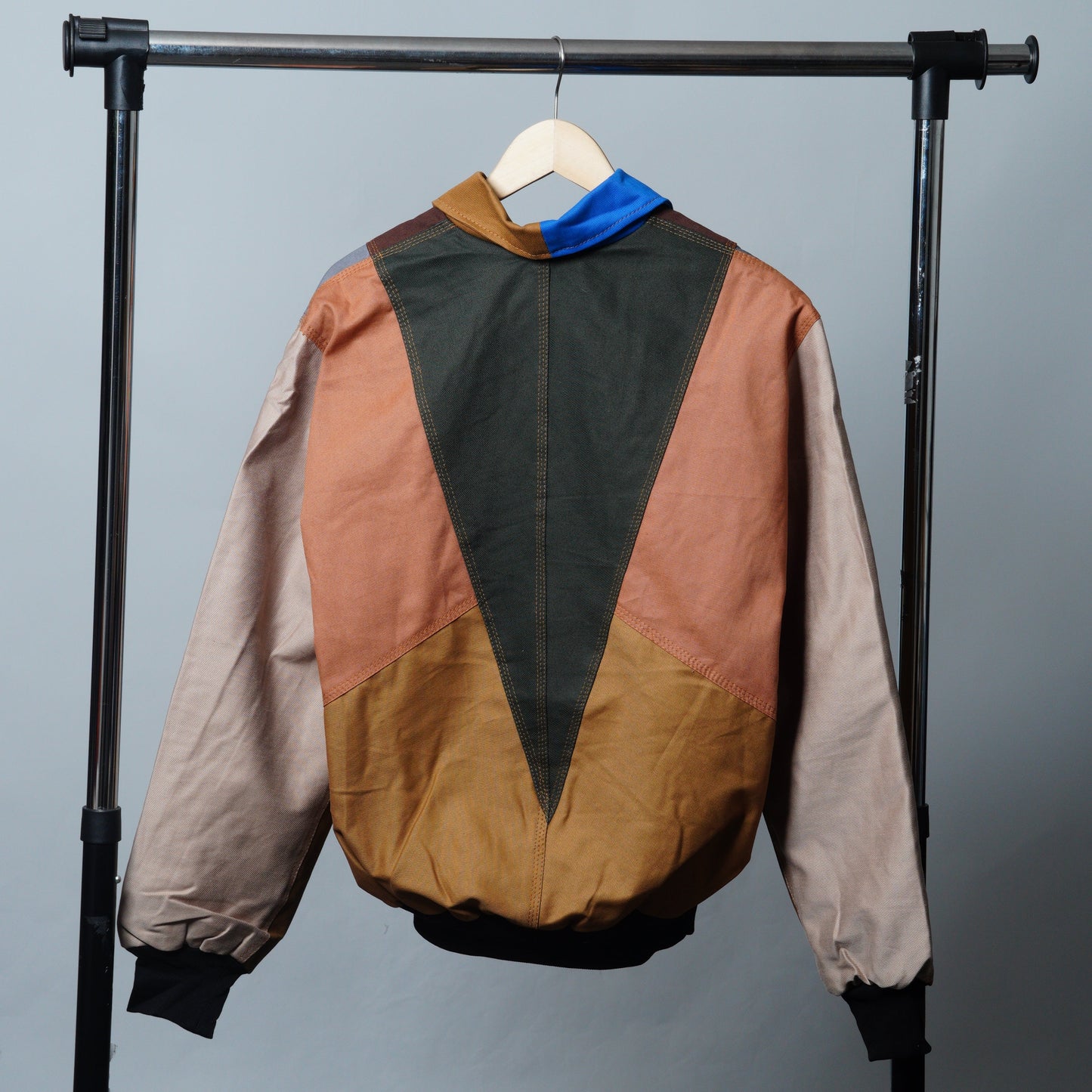 Workwear Colorblock Geometric Jacket Size L