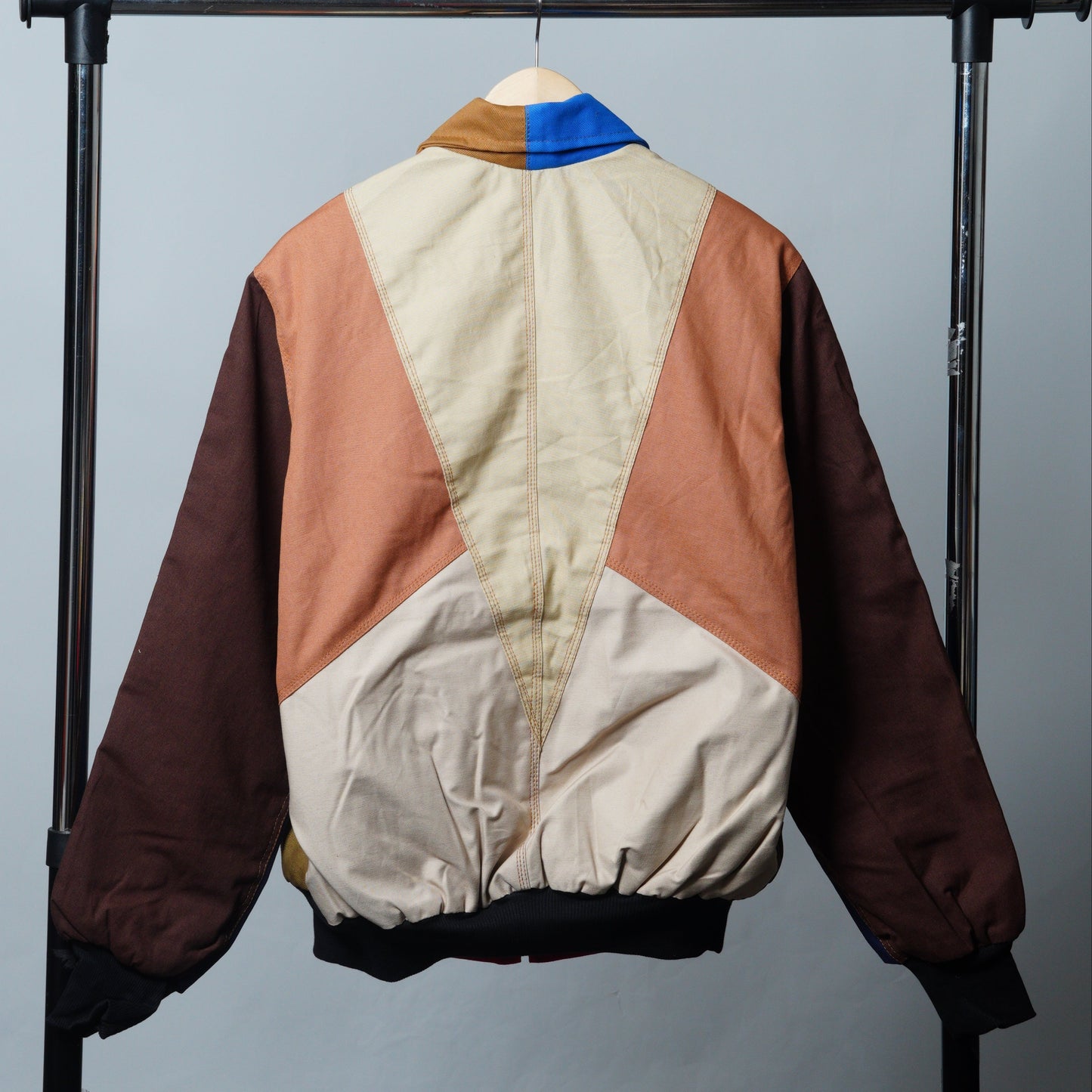 Workwear Colorblock Geometric Jacket Size L