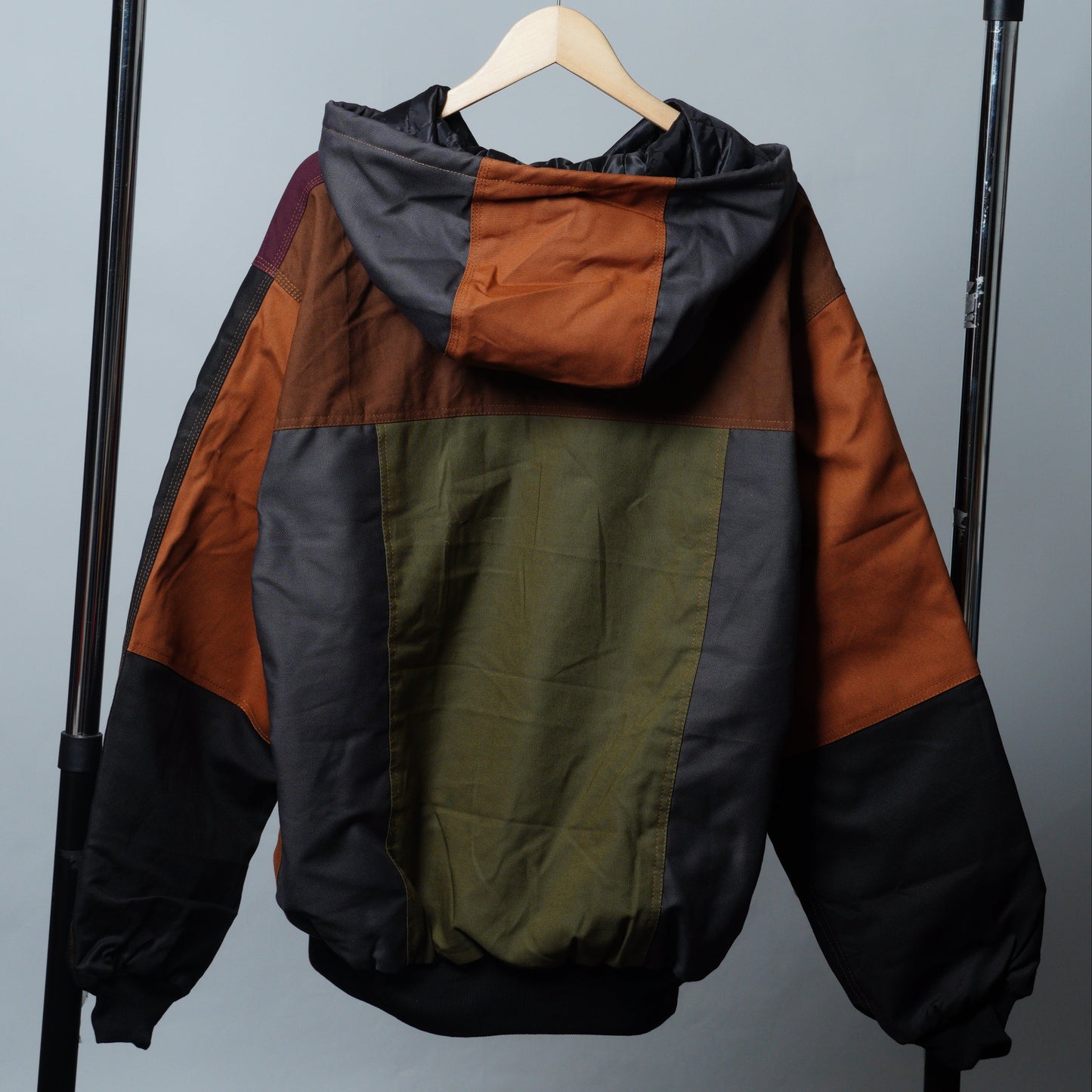 Workwear Colorblock Hooded Jacket Size 2XL