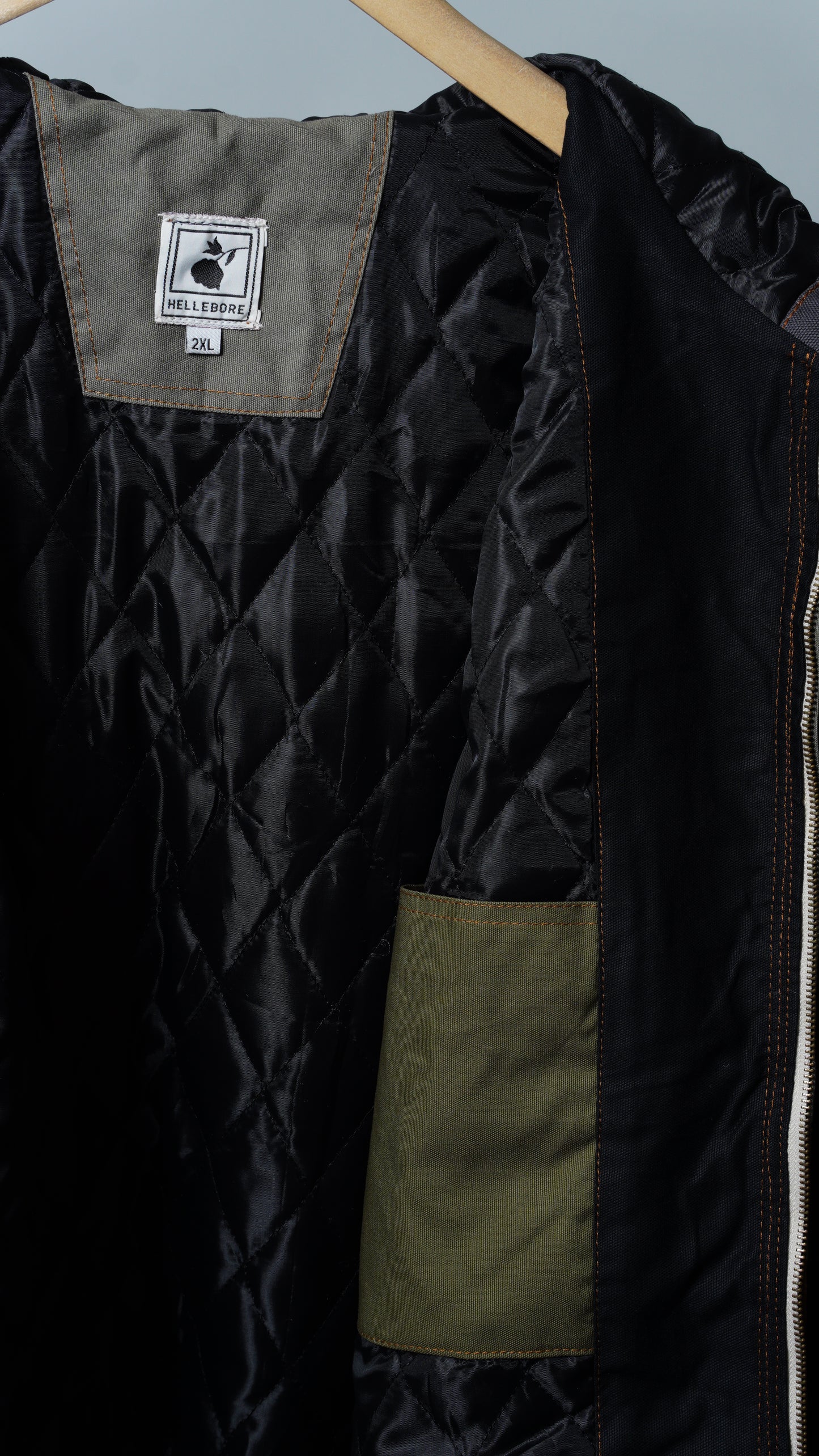 Workwear Colorblock Hooded Jacket Size 2XL