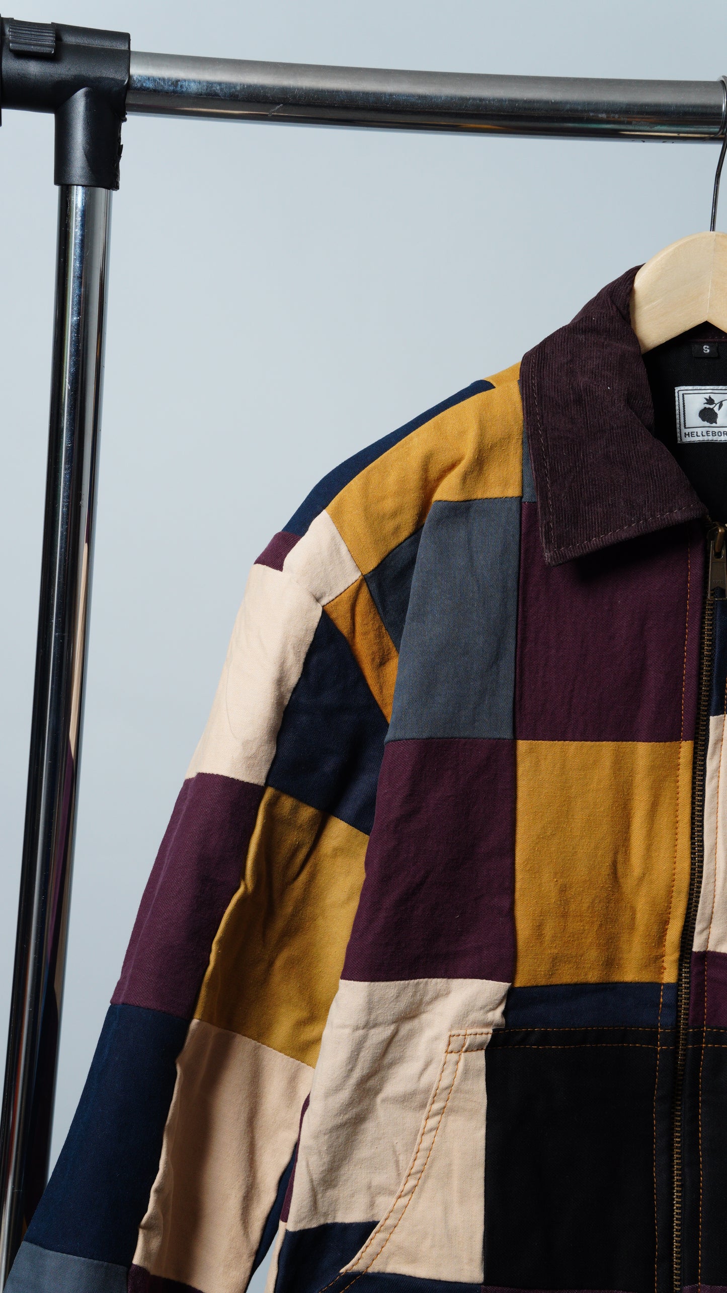 Upcycled Patchwork Jacket Size S