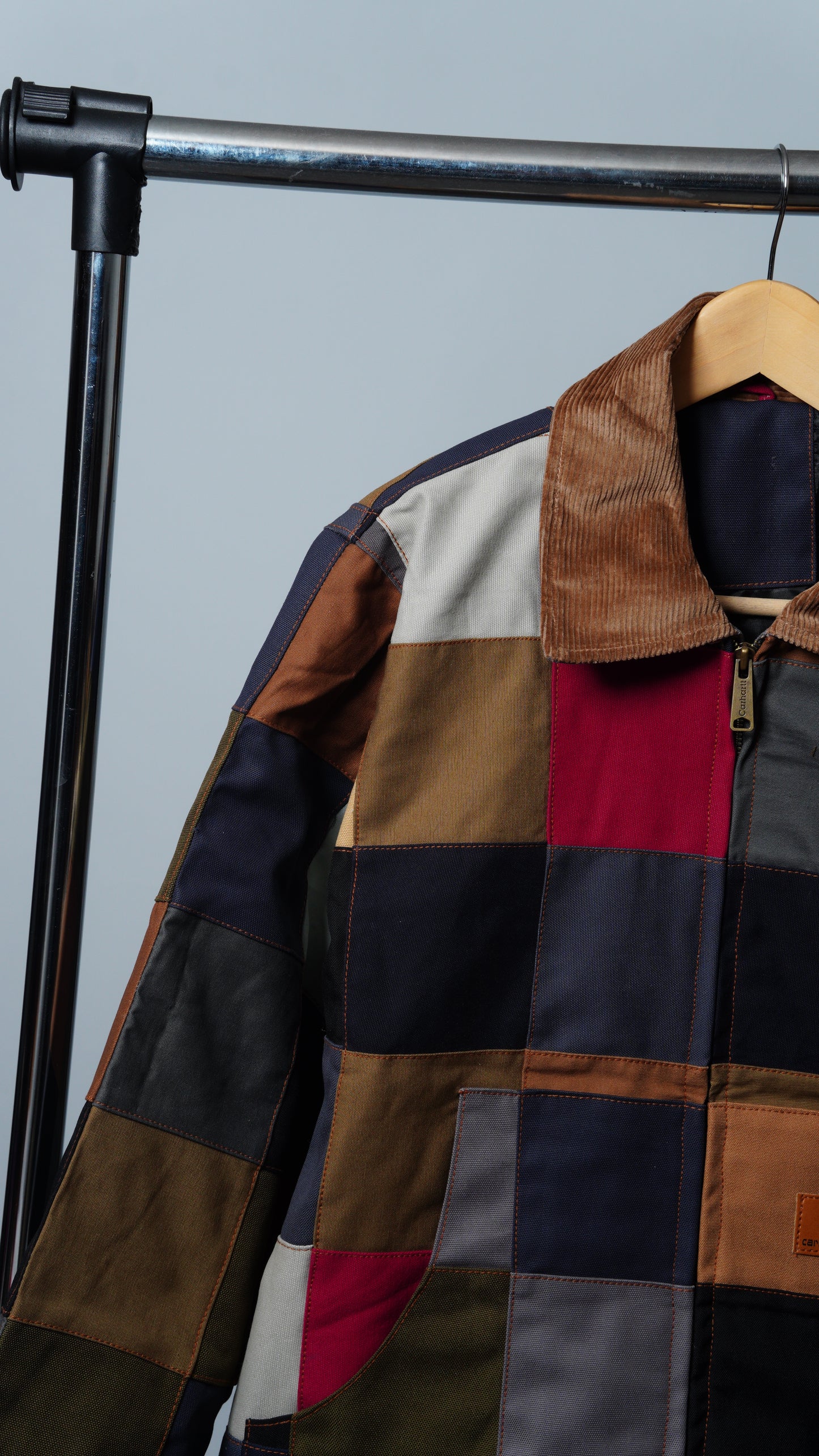 Checkered Patchwork Jacket Size M