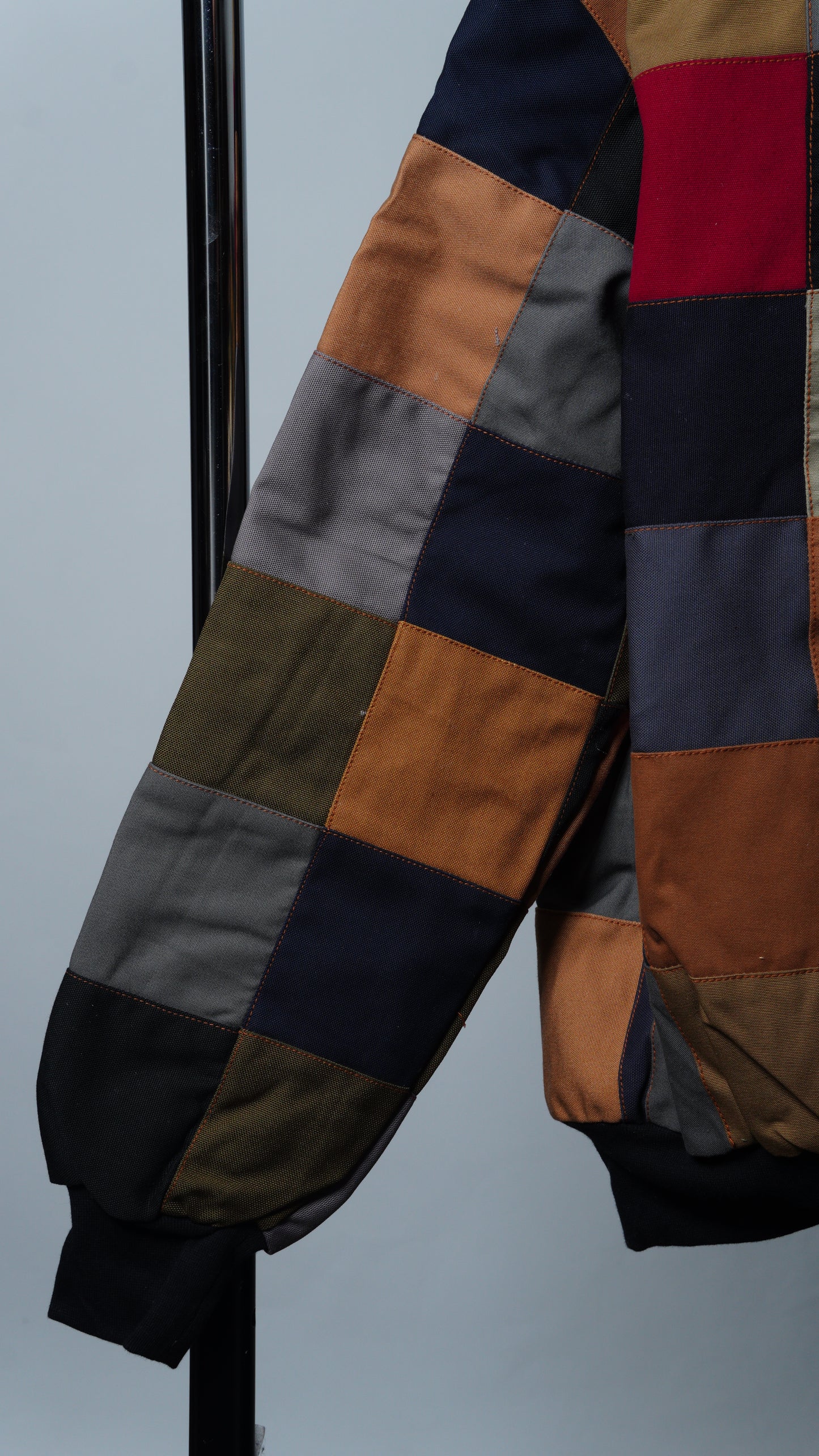 Checkered Patchwork Jacket Size M