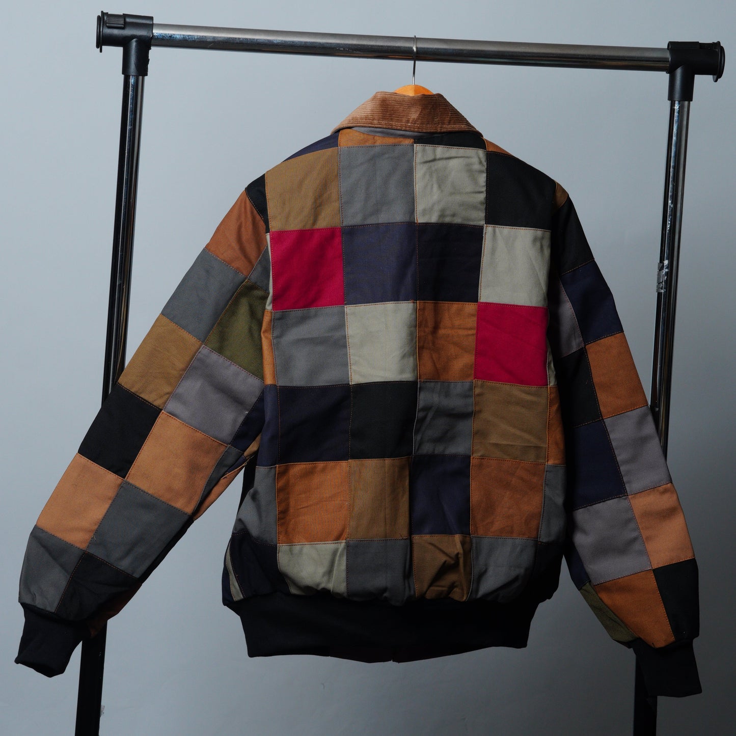 Checkered Patchwork Jacket Size M