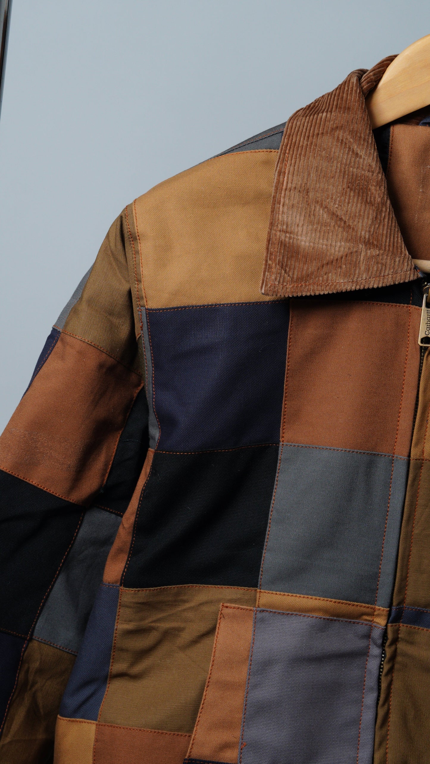 Checkered Patchwork Jacket Size M