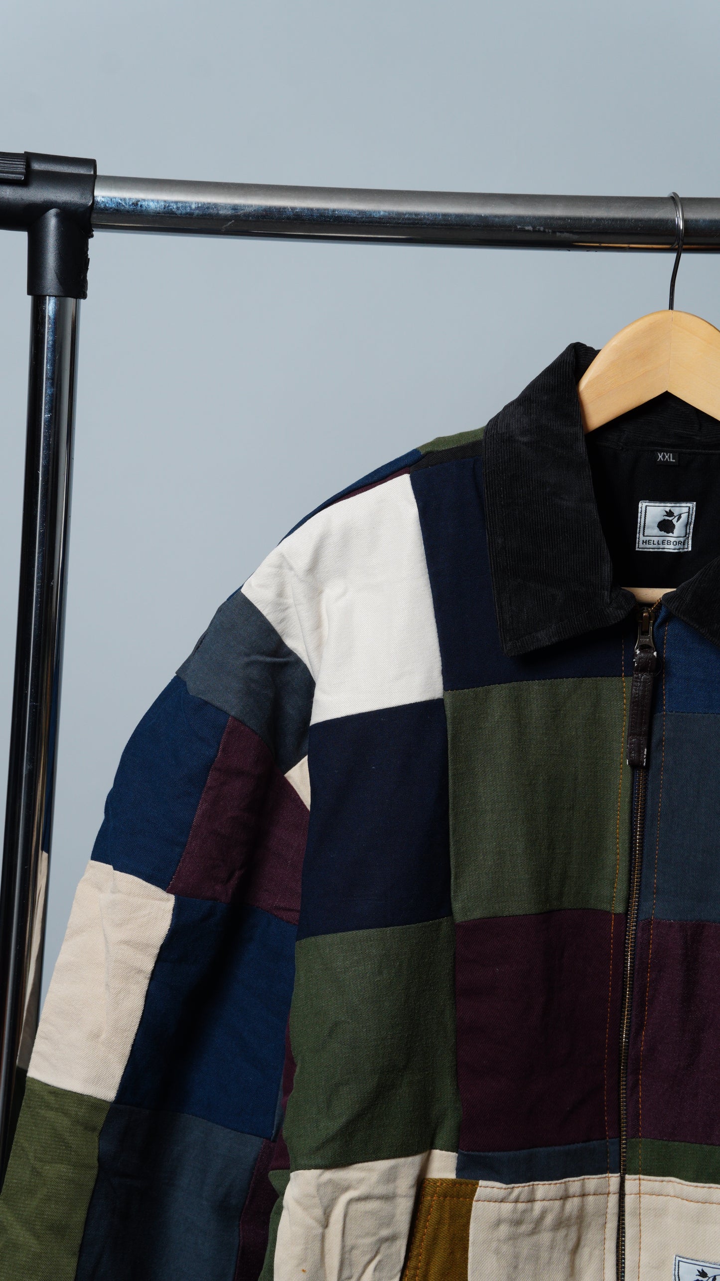 Upcycled Patchwork Jacket Size XXL