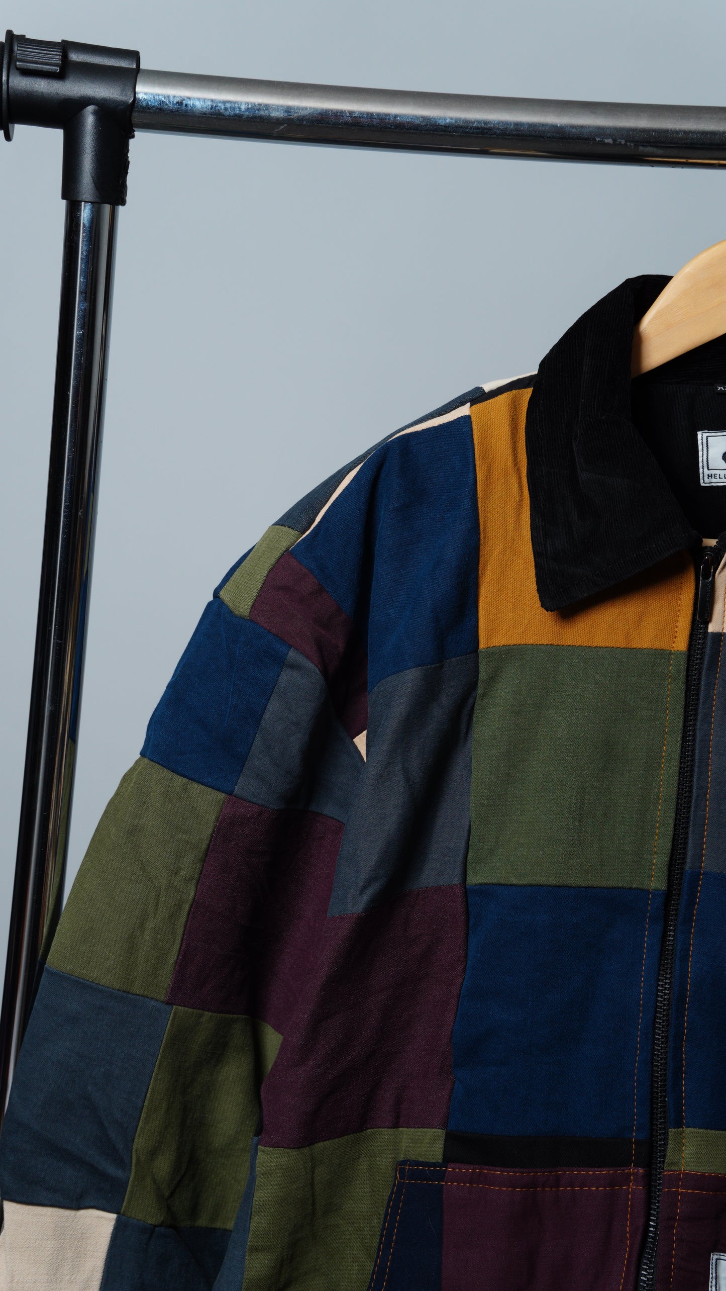 Upcycled Patchwork Jacket Size XXL