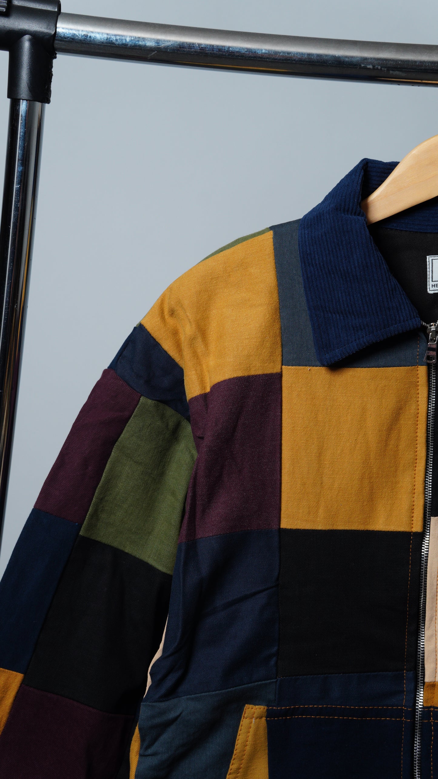 Upcycled Patchwork Jacket Size L