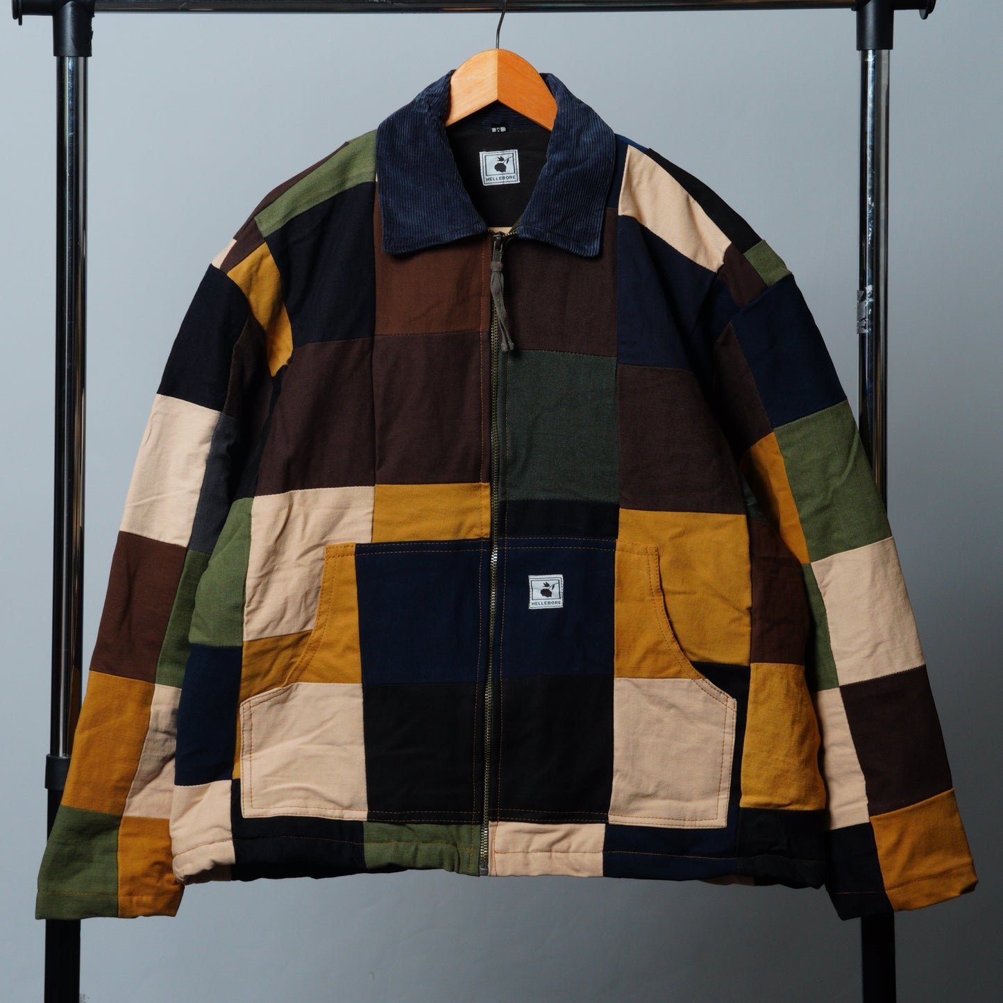 Upcycled Patchwork Jacket Size M
