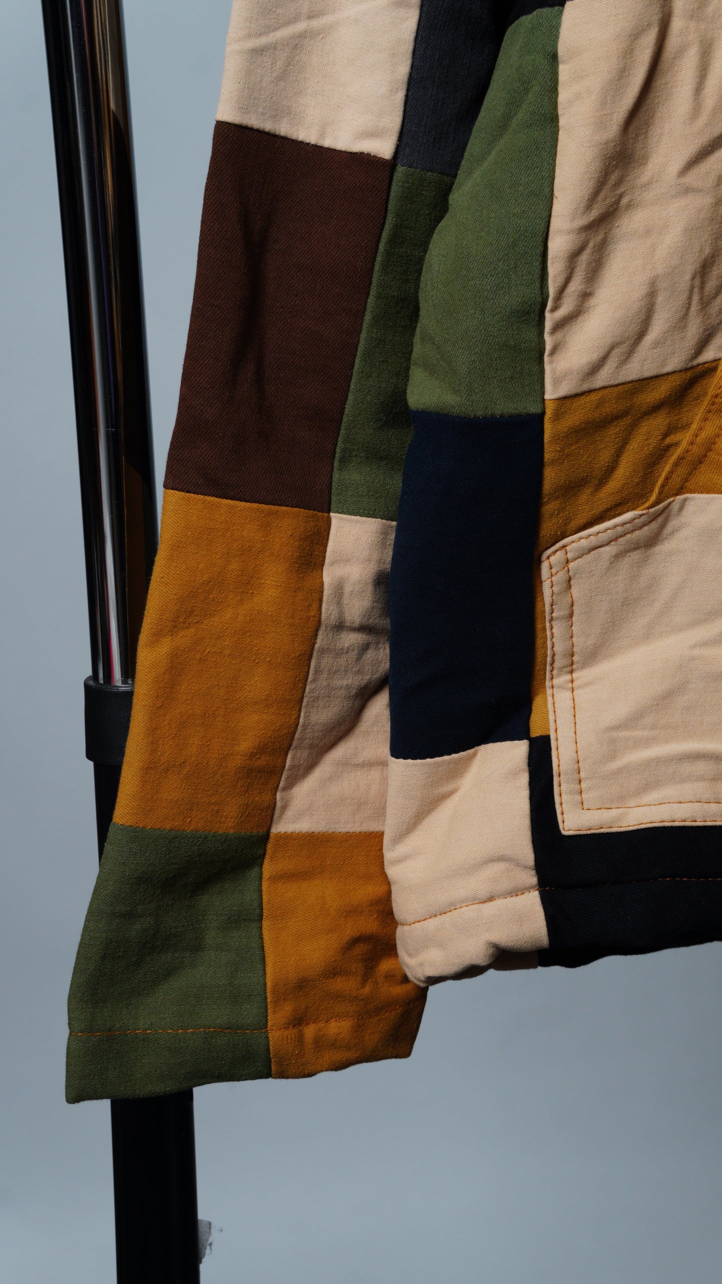 Upcycled Patchwork Jacket Size M