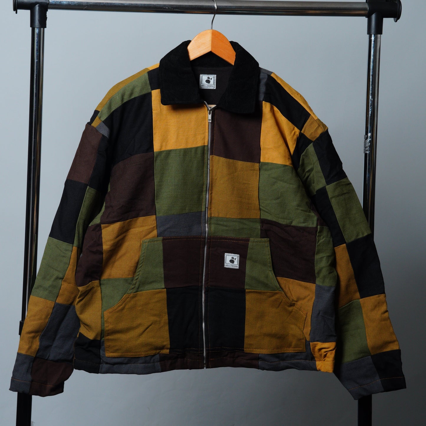 Upcycled Patchwork Jacket Size M