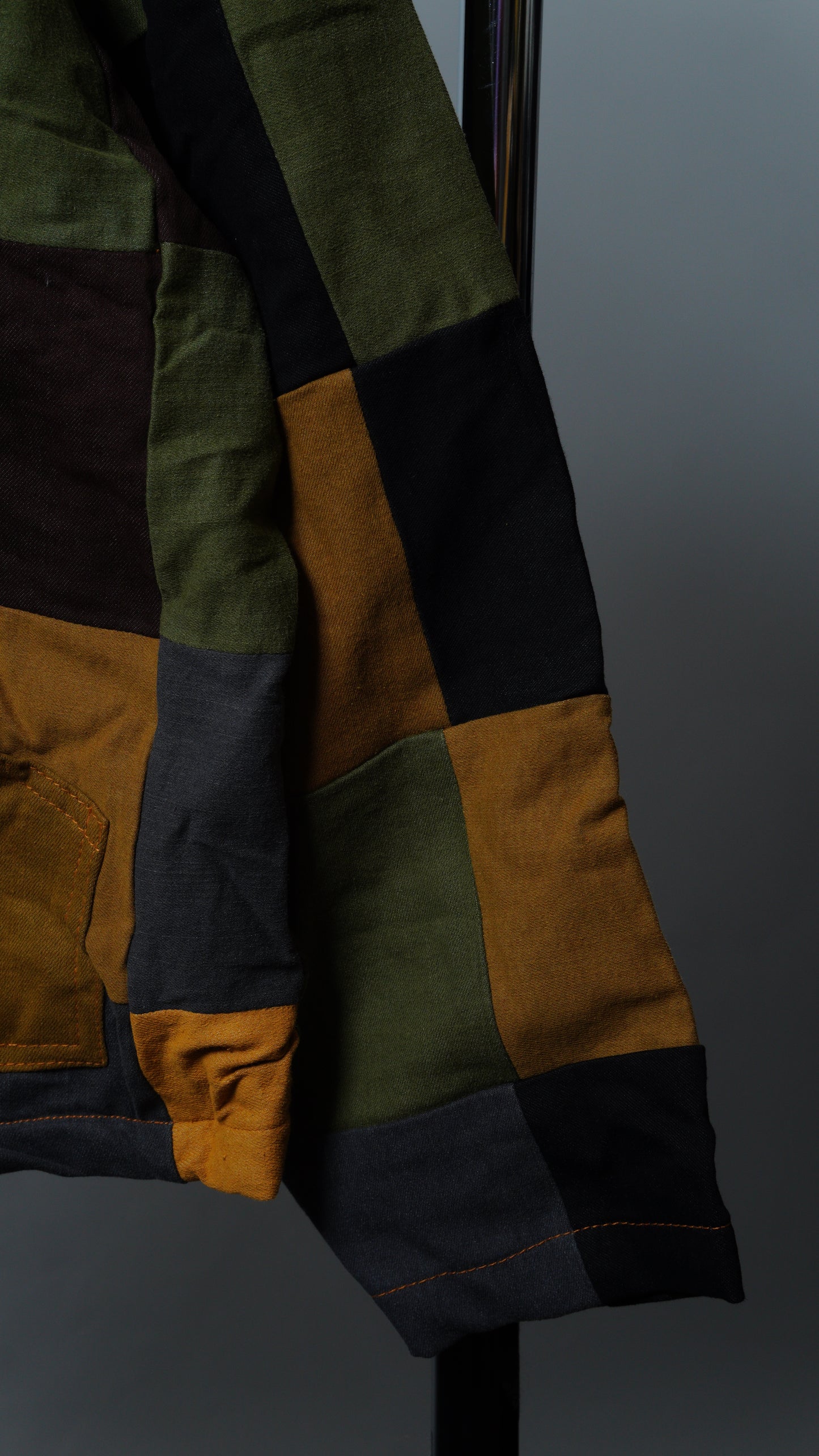 Upcycled Patchwork Jacket Size M