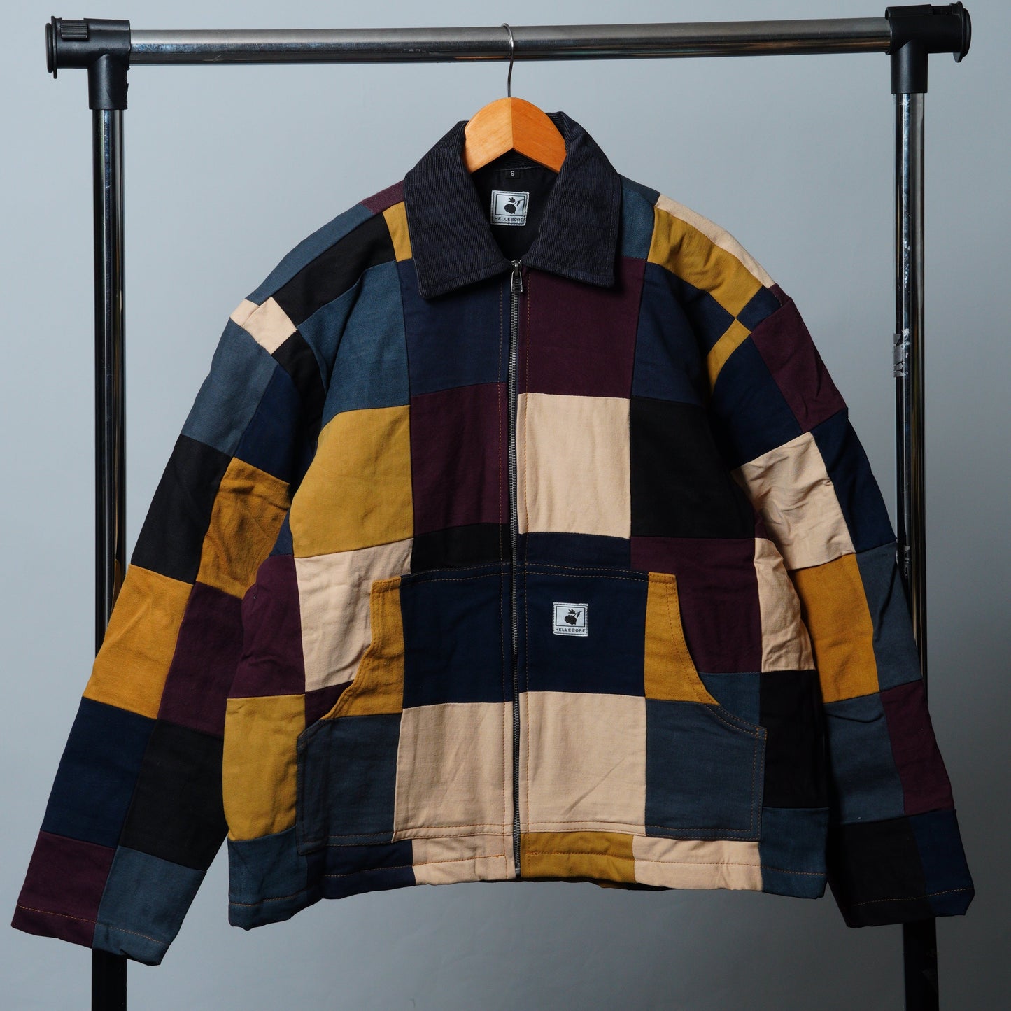 Upcycled Patchwork Jacket Size S