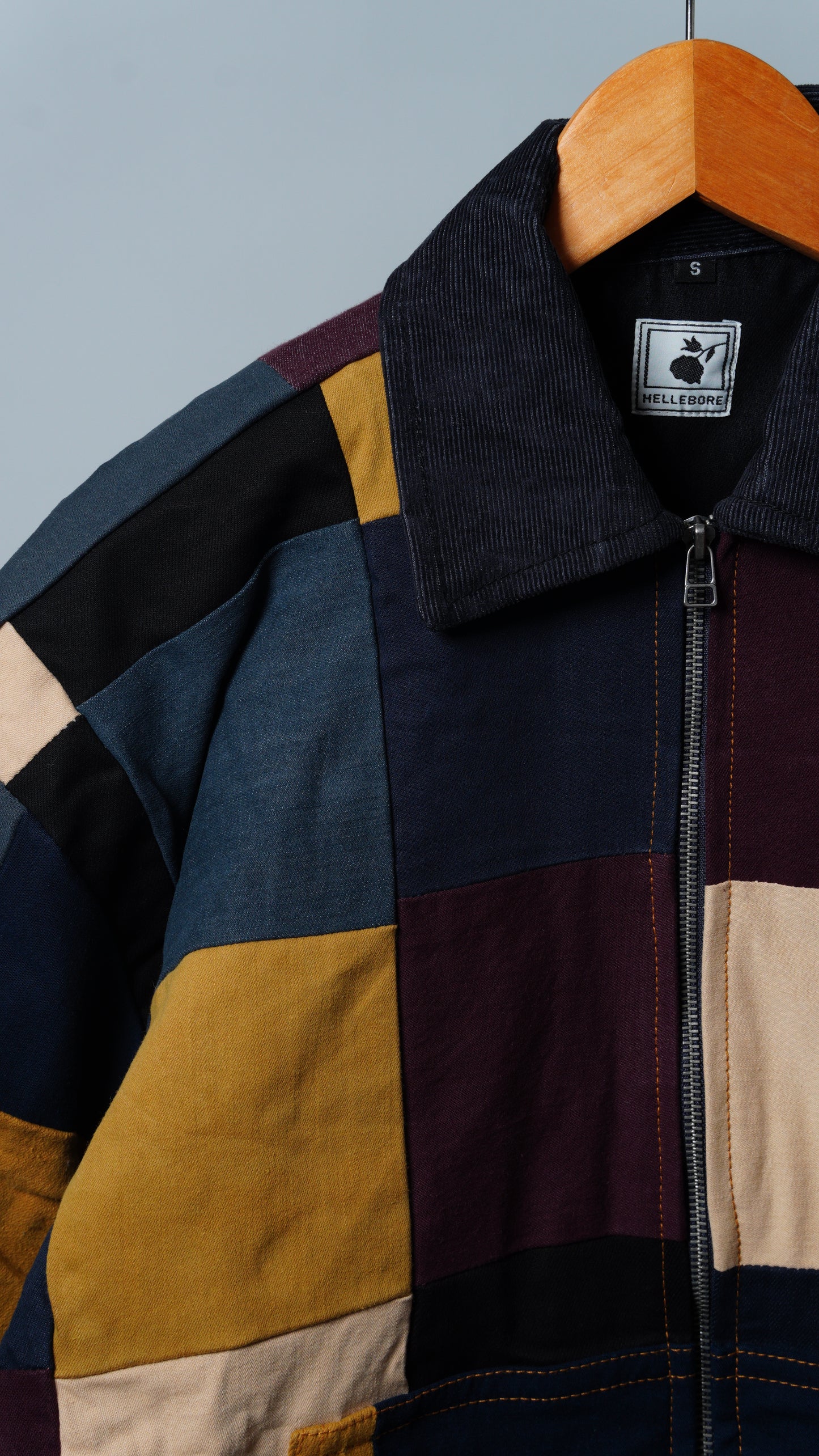 Upcycled Patchwork Jacket Size S