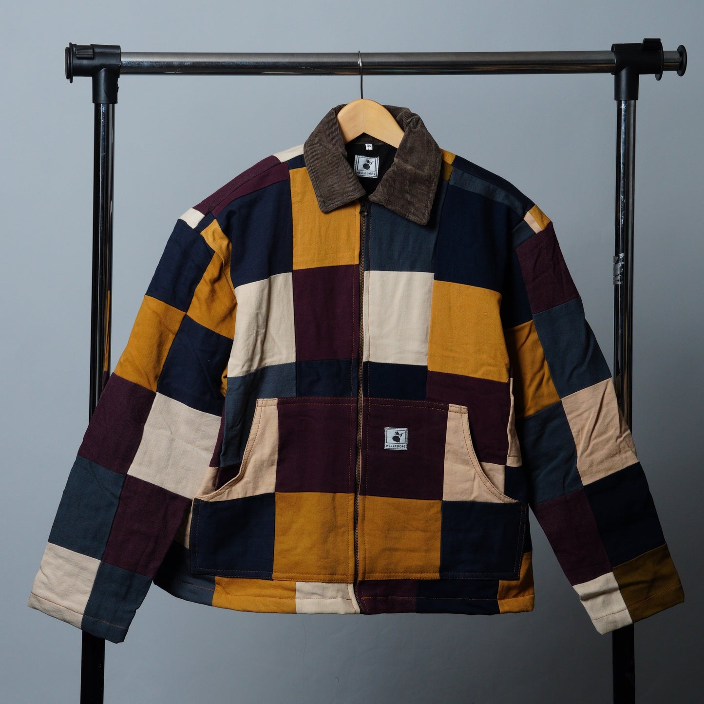 Upcycled Patchwork Jacket Size XS