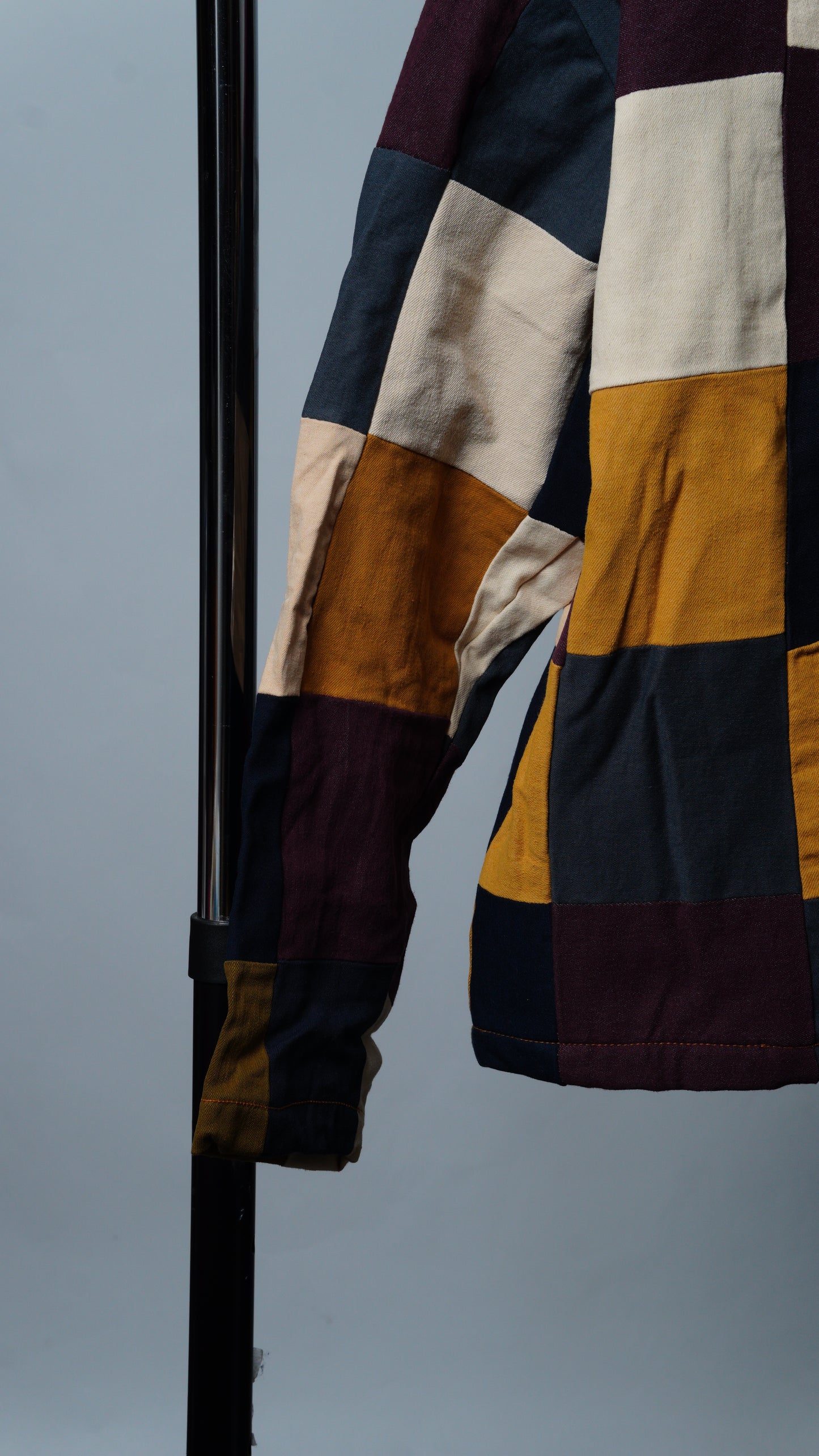 Upcycled Patchwork Jacket Size XS