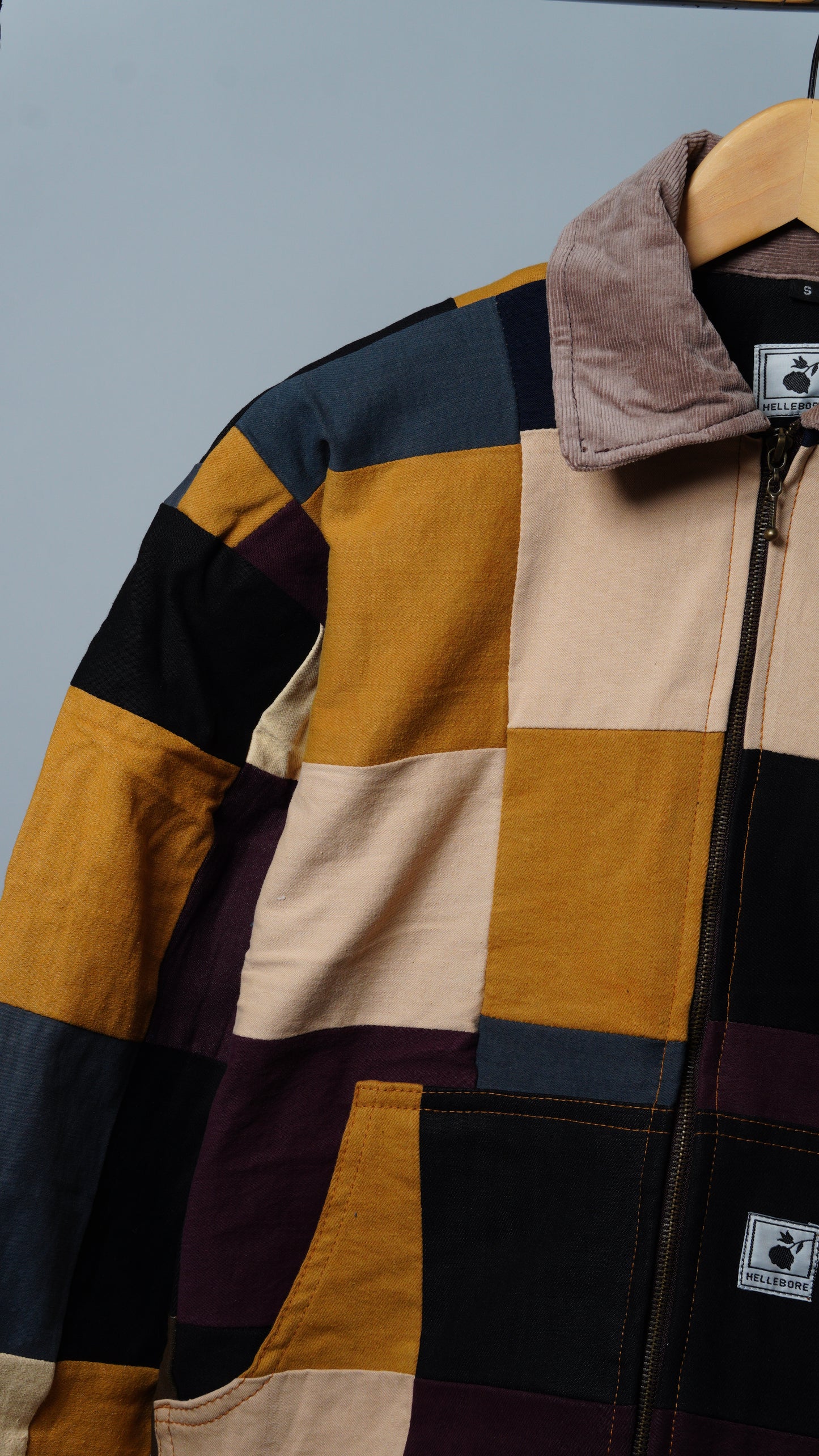 Upcycled Patchwork Jacket Size S