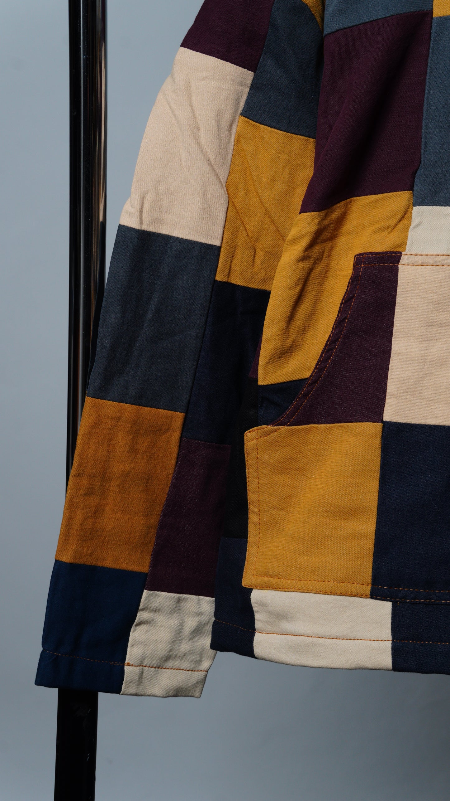 Upcycled Patchwork Jacket Size XS