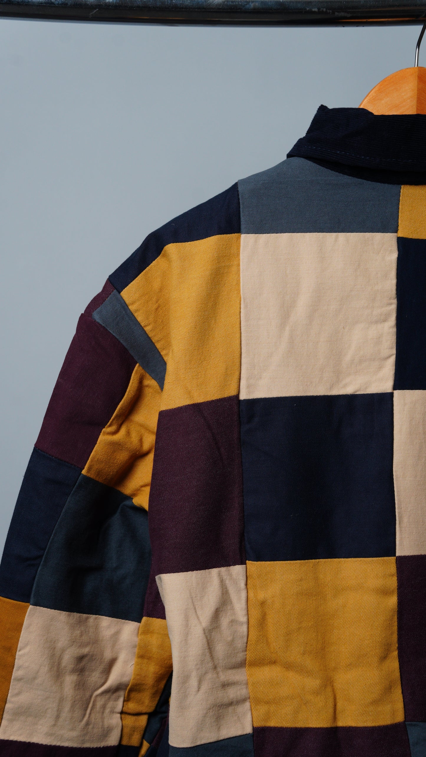 Upcycled Patchwork Jacket Size XS