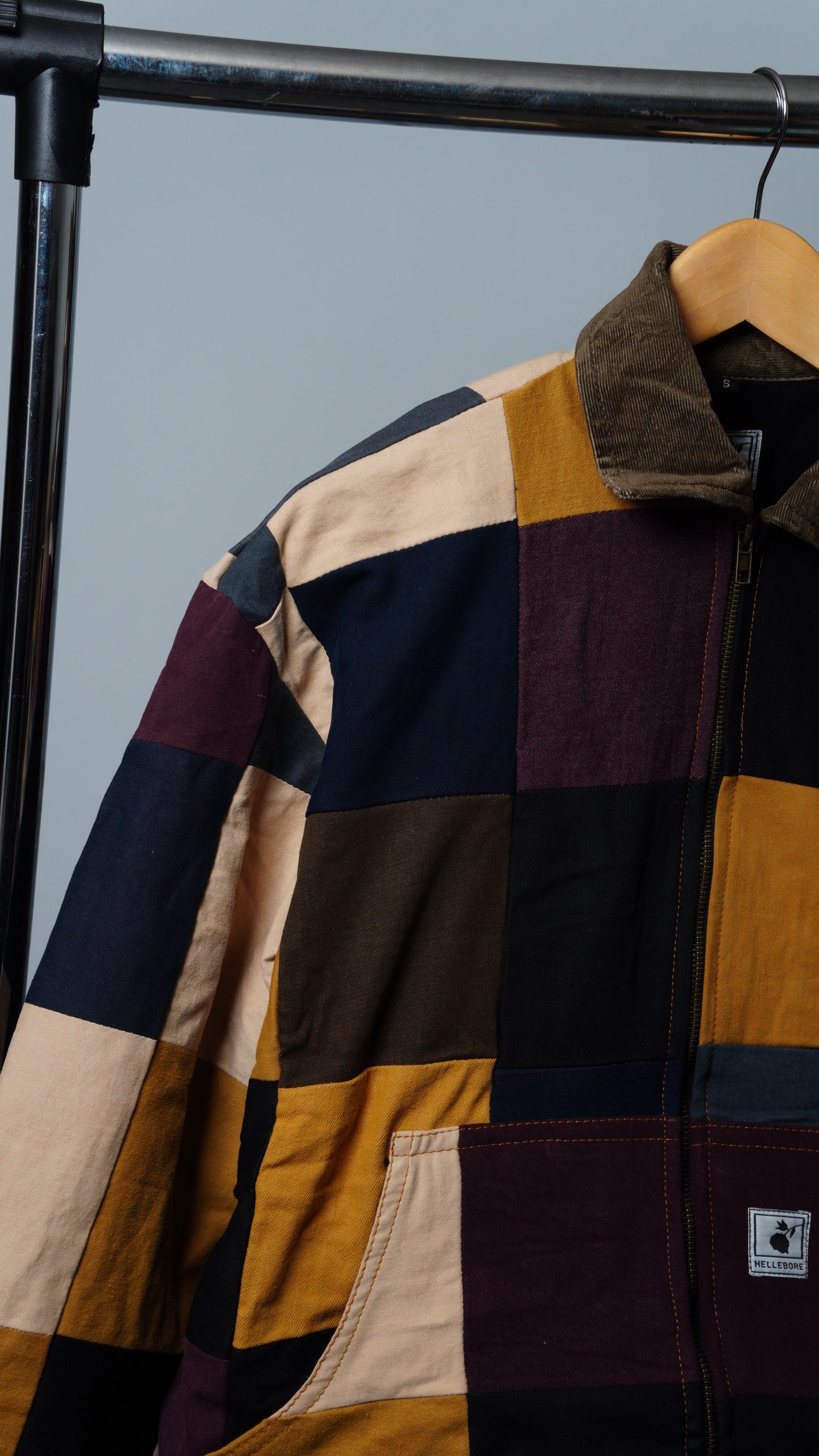 Upcycled Patchwork Jacket Size S