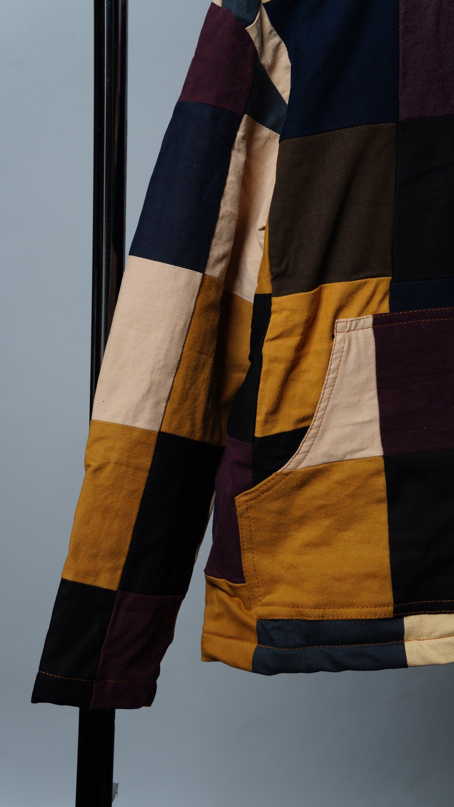 Upcycled Patchwork Jacket Size S