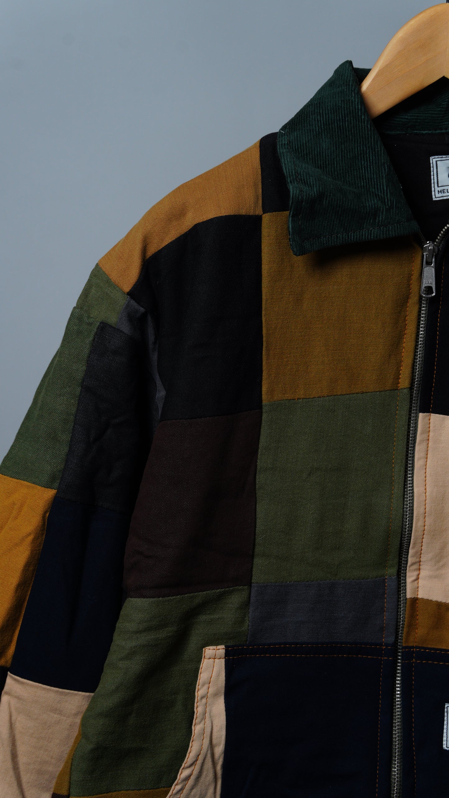 Upcycled Patchwork Jacket Size L