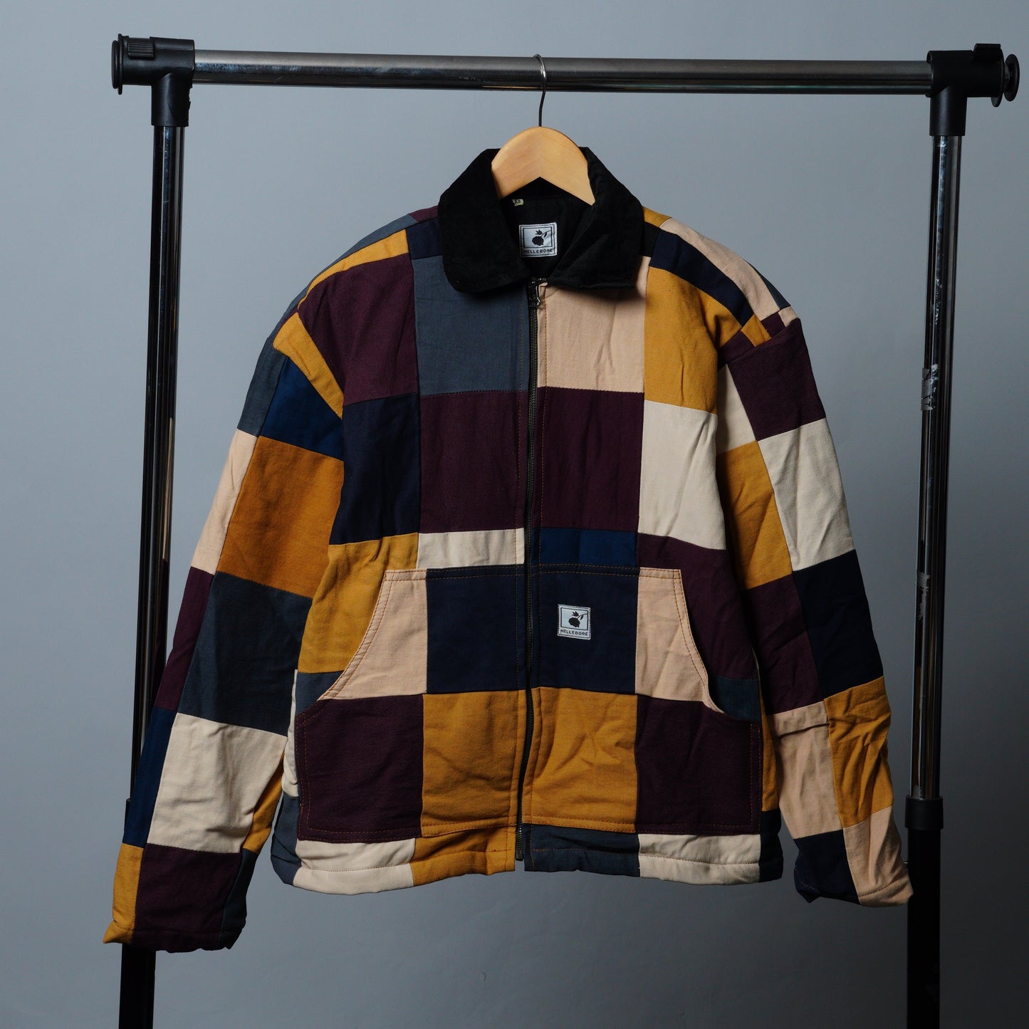 Upcycled Patchwork Jacket Size XS