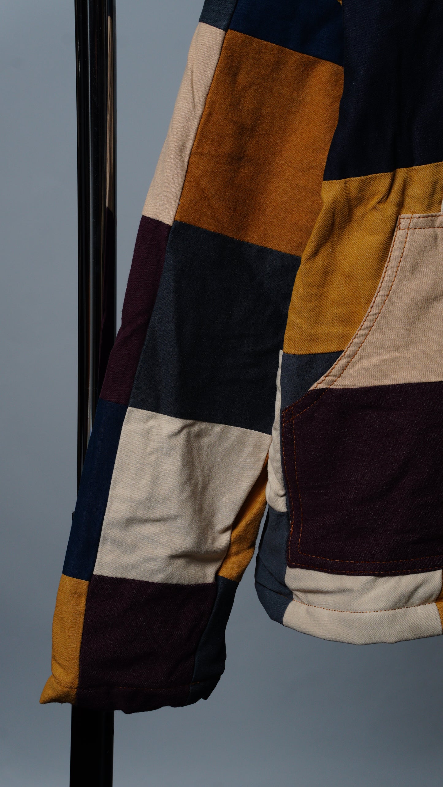 Upcycled Patchwork Jacket Size XS