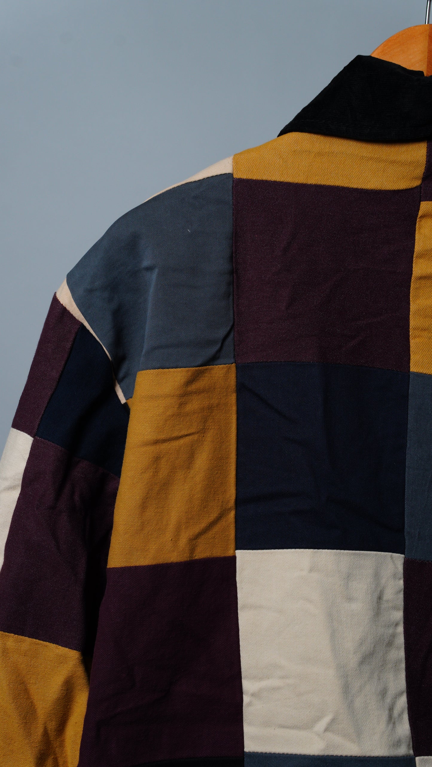 Upcycled Patchwork Jacket Size XS