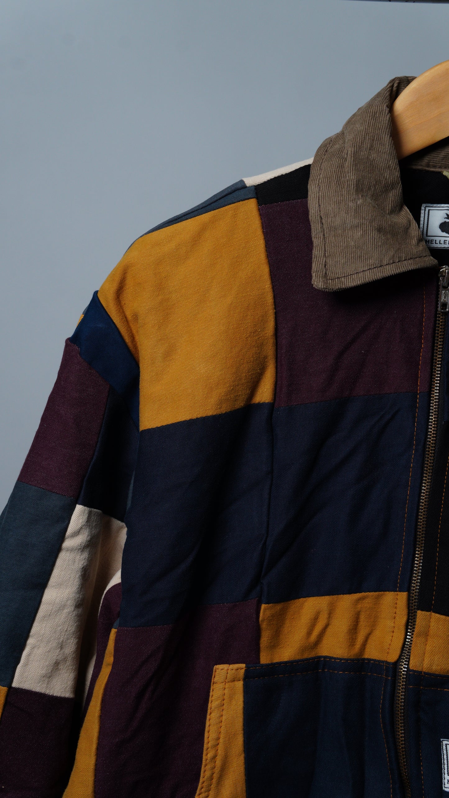 Upcycled Patchwork Jacket Size XS