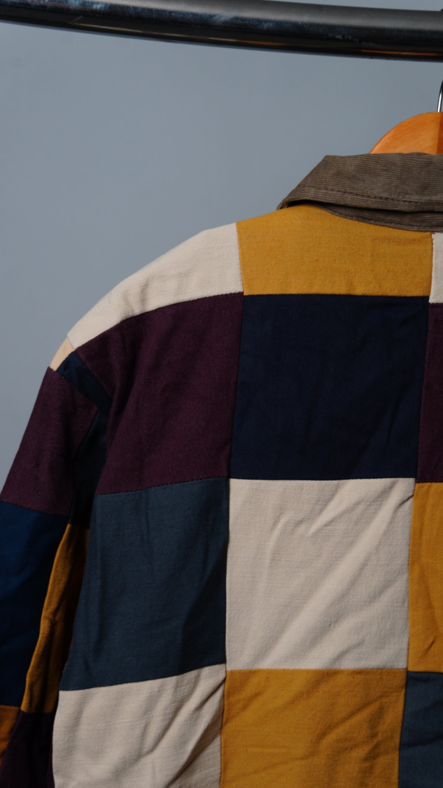 Upcycled Patchwork Jacket Size XS
