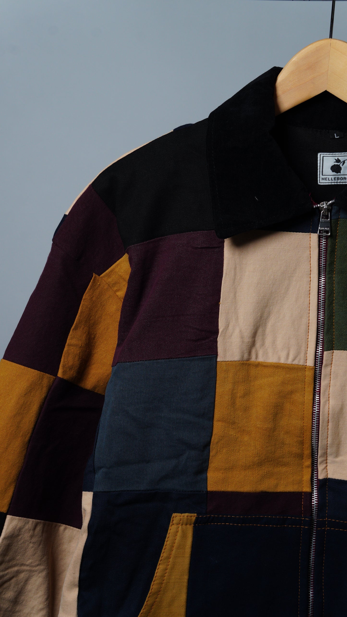 Upcycled Patchwork Jacket Size L
