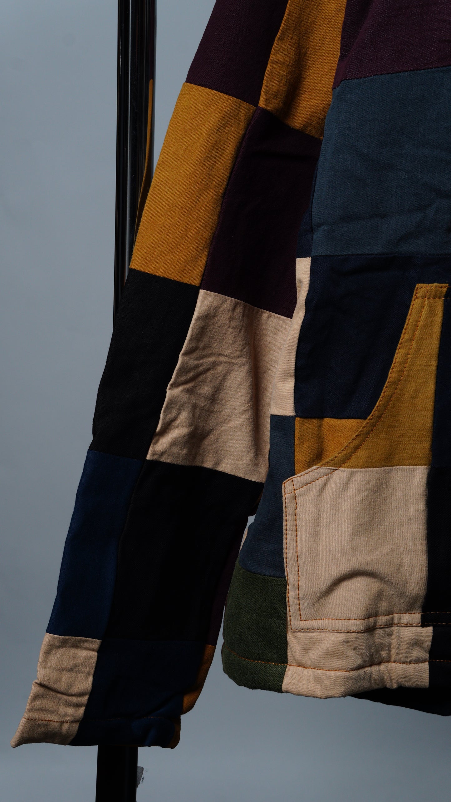 Upcycled Patchwork Jacket Size L